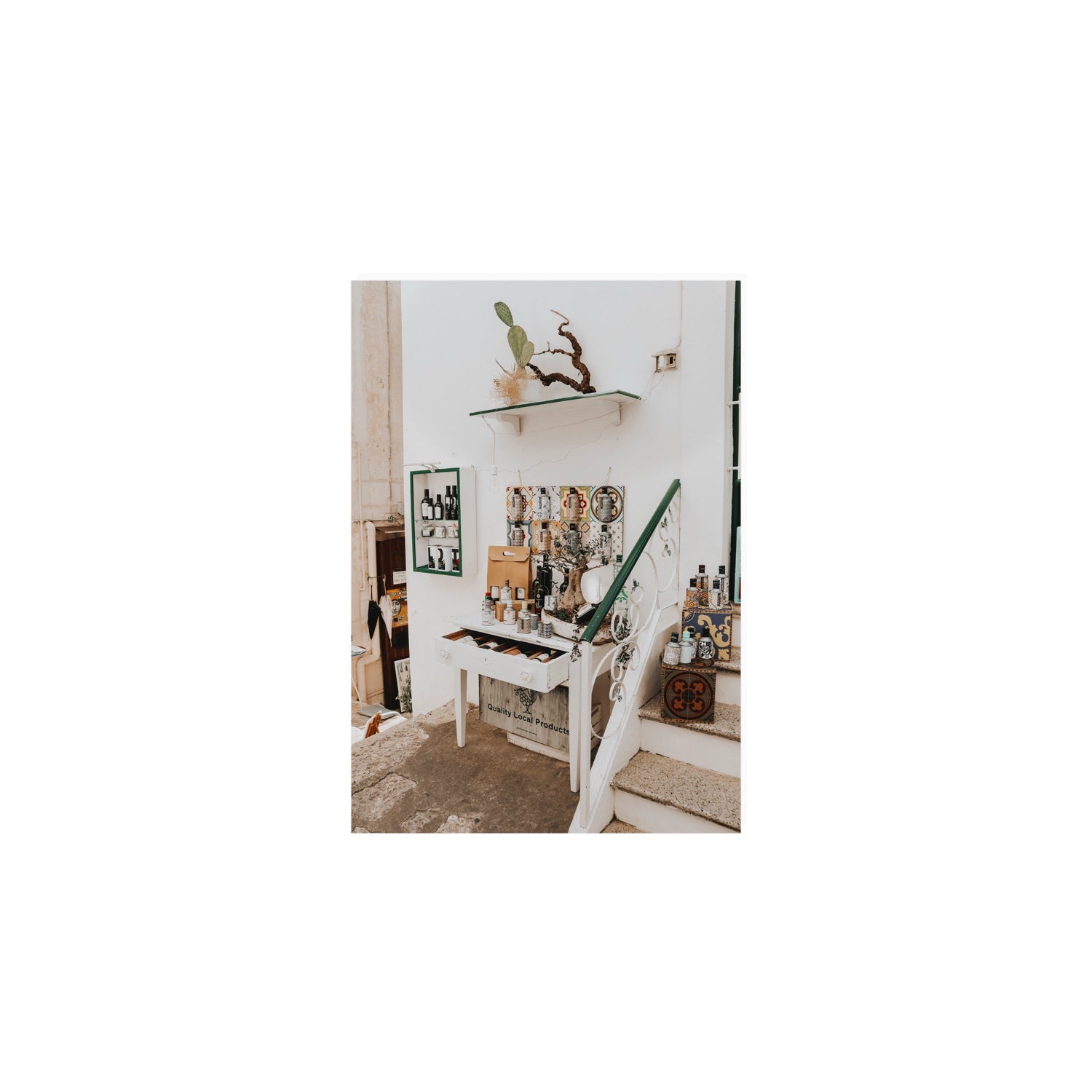 Liquid Gold fine art print, Puglia, Italy, A5 · 21 x 14.8 cm, Unframed, Fine Art Canvas