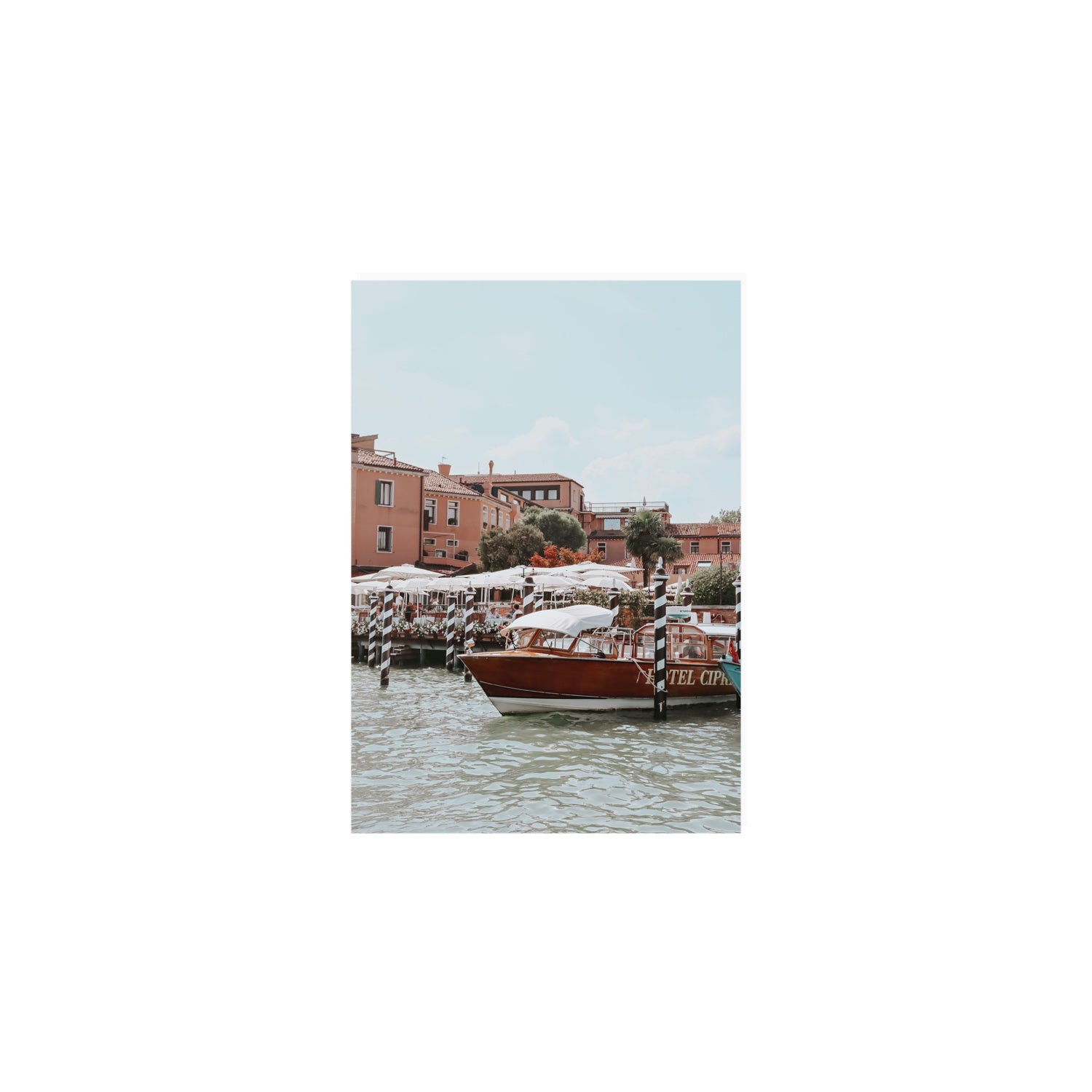 Queen Of The Adriatic Venice Italian wall art A5, 21 x 14.8 cm unframed fine art canvas