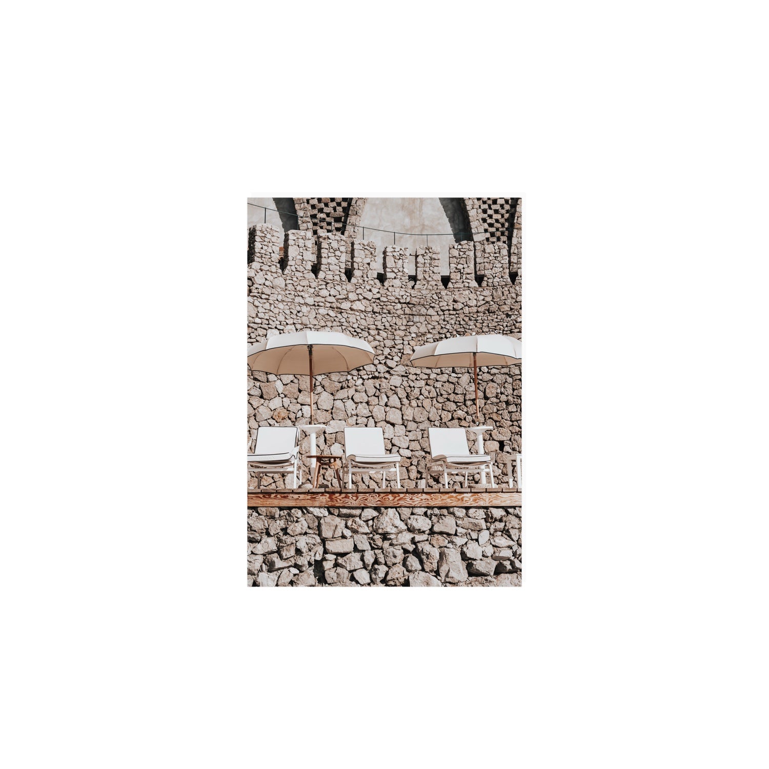 Pietra Amalfitana fine art print, Amalfi, Italy, luxury escapes artwork, A5 · 21 x 14.8 cm, Unframed, Fine Art Canvas