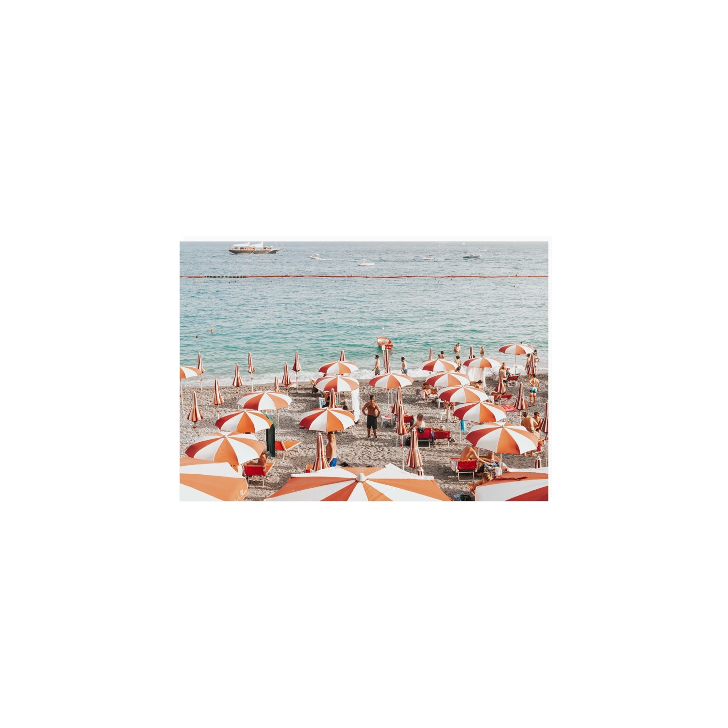 That's Amore Amalfi Mediterranean wall art A5, 21 x 14.8 cm unframed fine art canvas