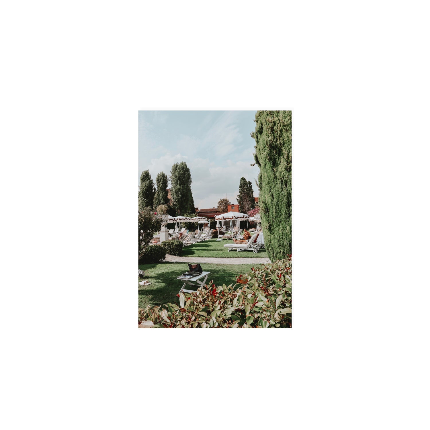 Private Serenity Venice Italian wall art A5, 21 x 14.8 cm unframed fine art canvas