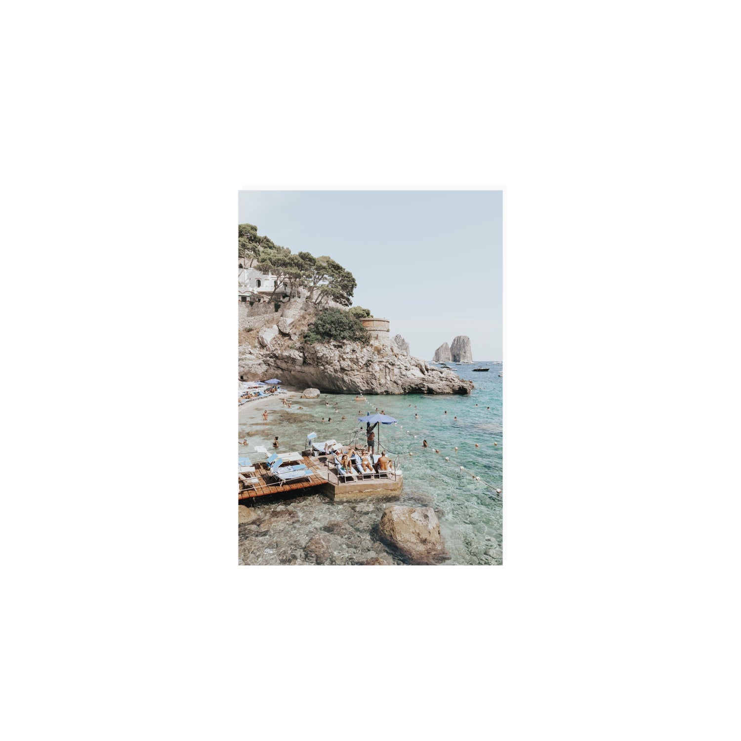 The Sweet Life fine art print, Capri, Italy, A5 · 21 x 14.8 cm, Unframed, Fine Art Canvas