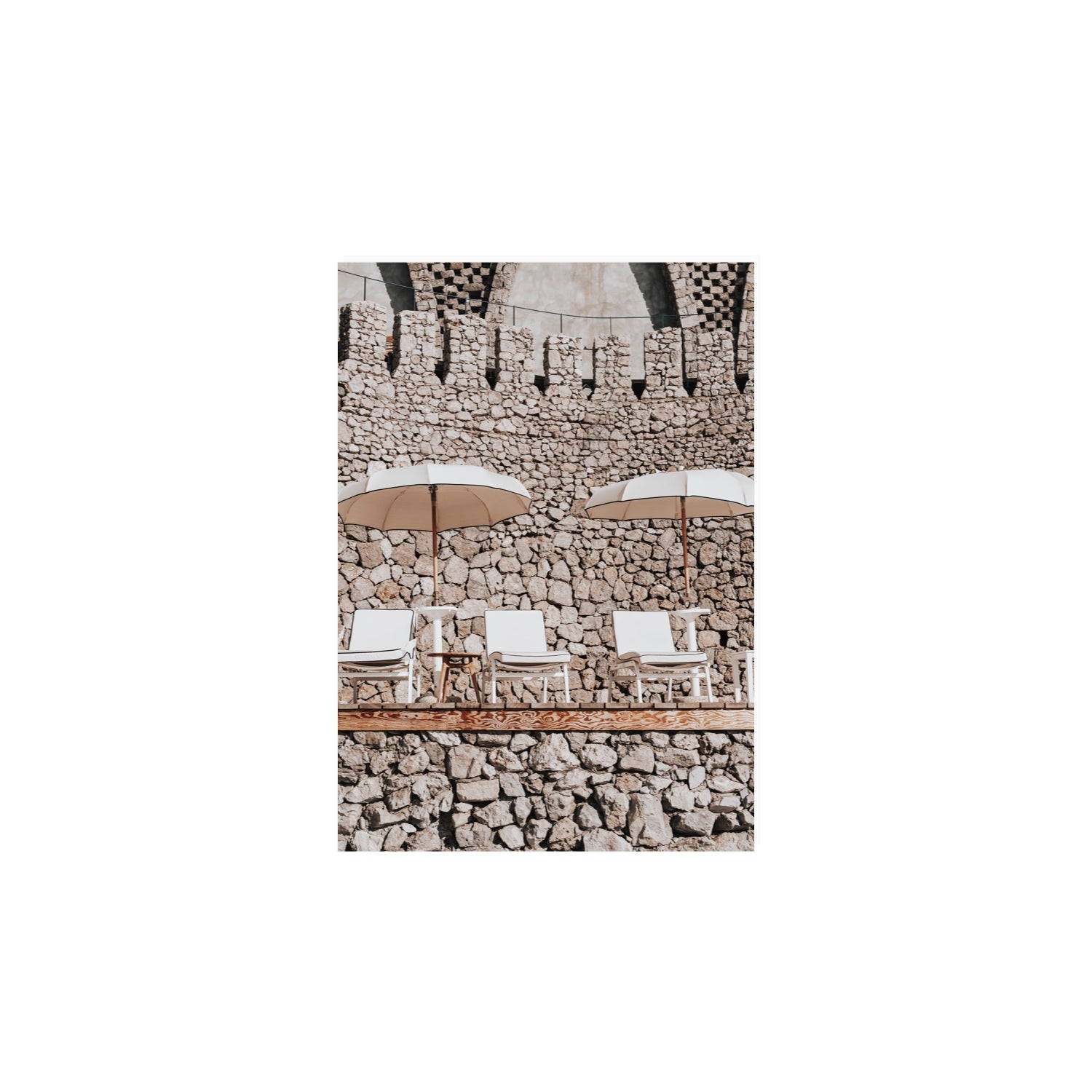 Pietra Amalfitana fine art print, Amalfi, Italy, luxury escapes artwork, A4 · 29.7 x 21 cm, Unframed, Fine Art Canvas