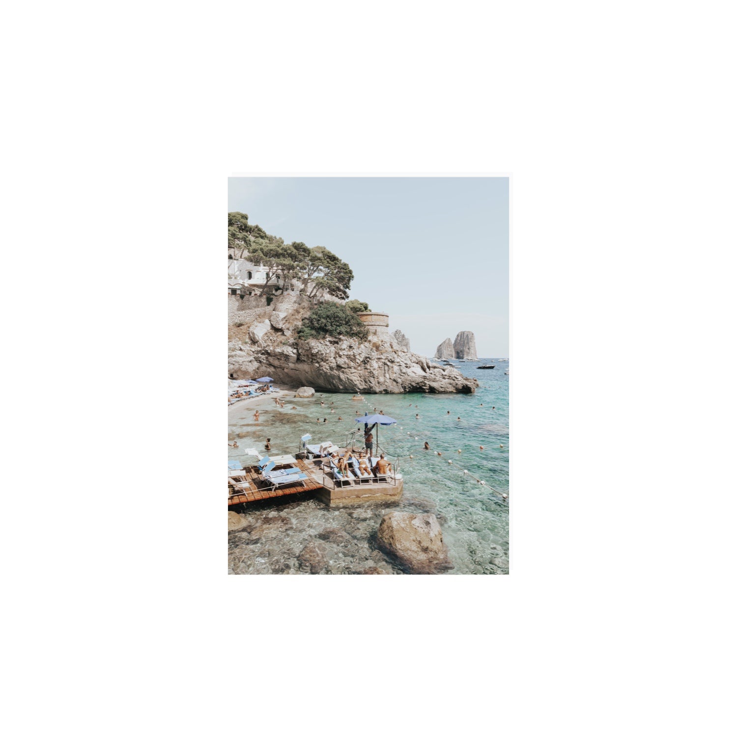 The Sweet Life fine art print, Capri, Italy, A4 · 29.7 x 21 cm, Unframed, Fine Art Canvas