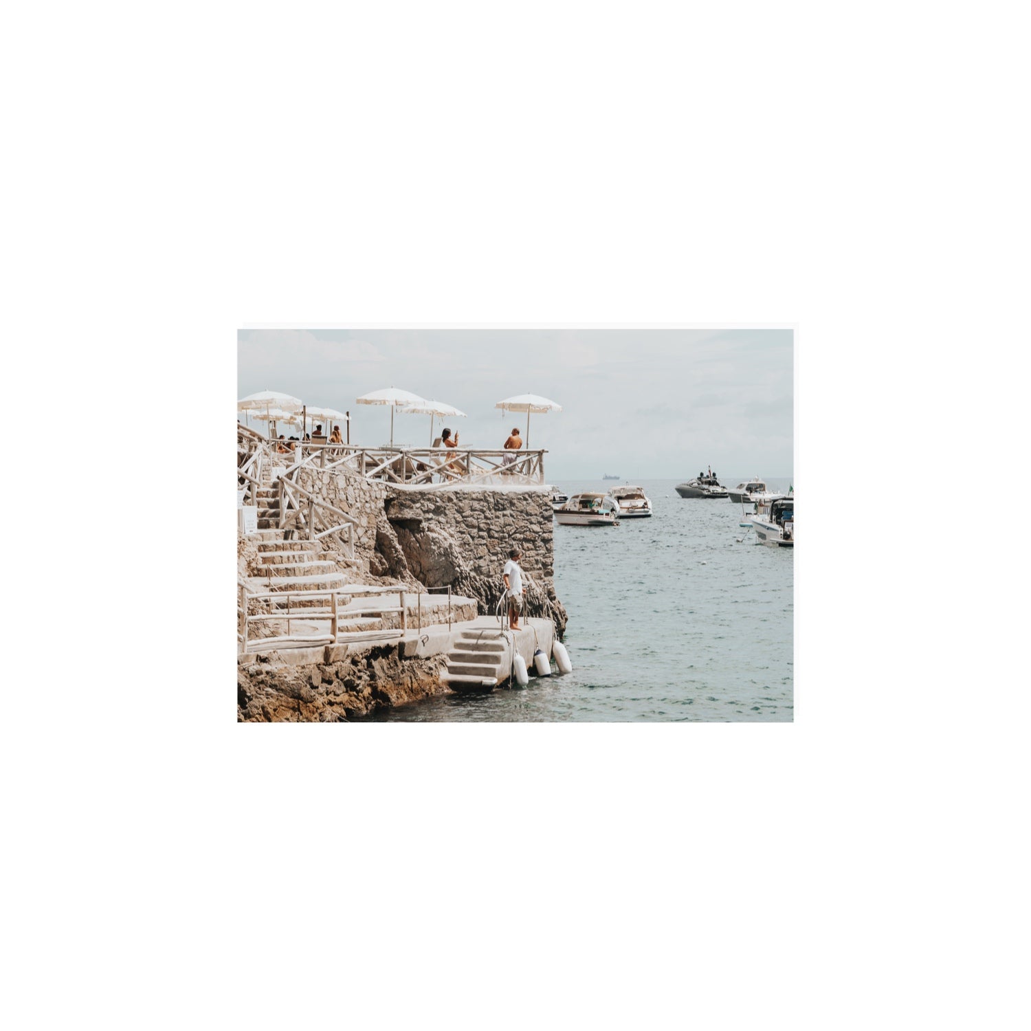 Conca Del Sogno fine art print, Nerano, Italy, A4 · 29.7 x 21 cm, Unframed, Fine Art Canvas