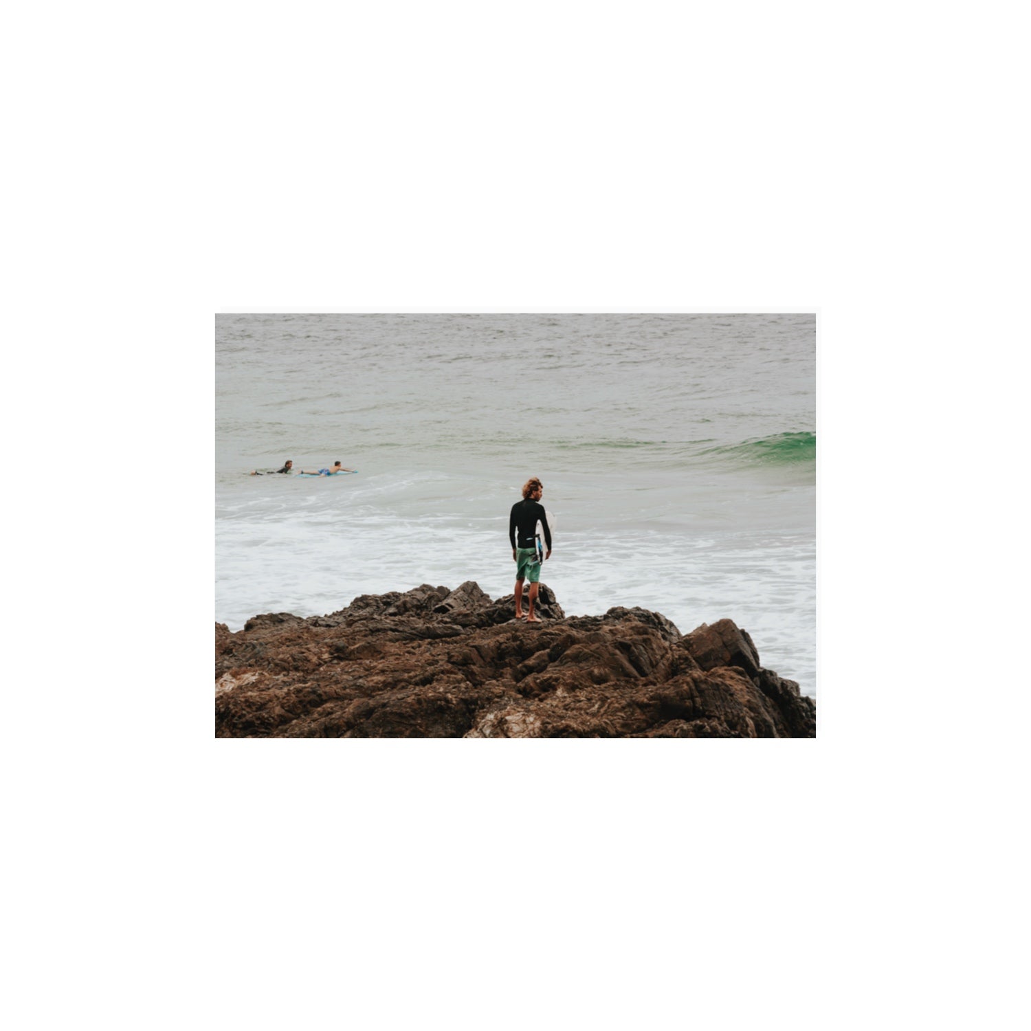 Let The Sea Set You Free Byron Bay Surf wall art A3, 42 x 29.7 cm unframed fine art canvas