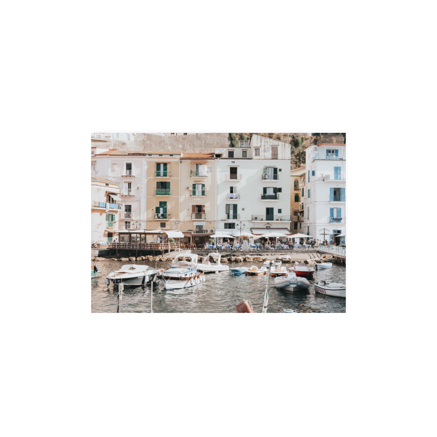 L'Insenatura fine art print, Sorrento, Italy, A3 · 42 x 29.7 cm, Unframed, Fine Art Canvas