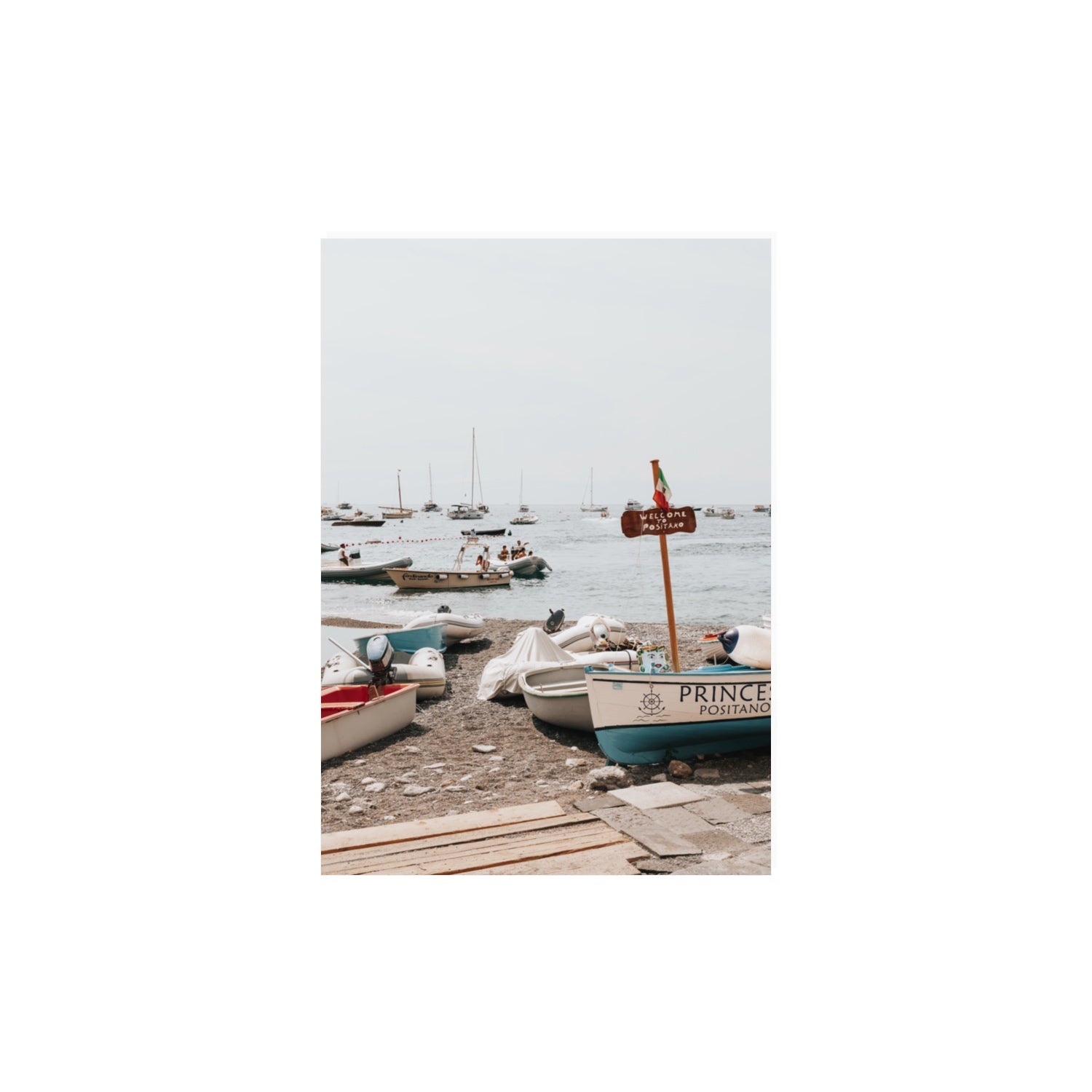 Coming Home fine art print, Positano, Italy, A3 · 42 x 29.7 cm, Unframed, Fine Art Canvas