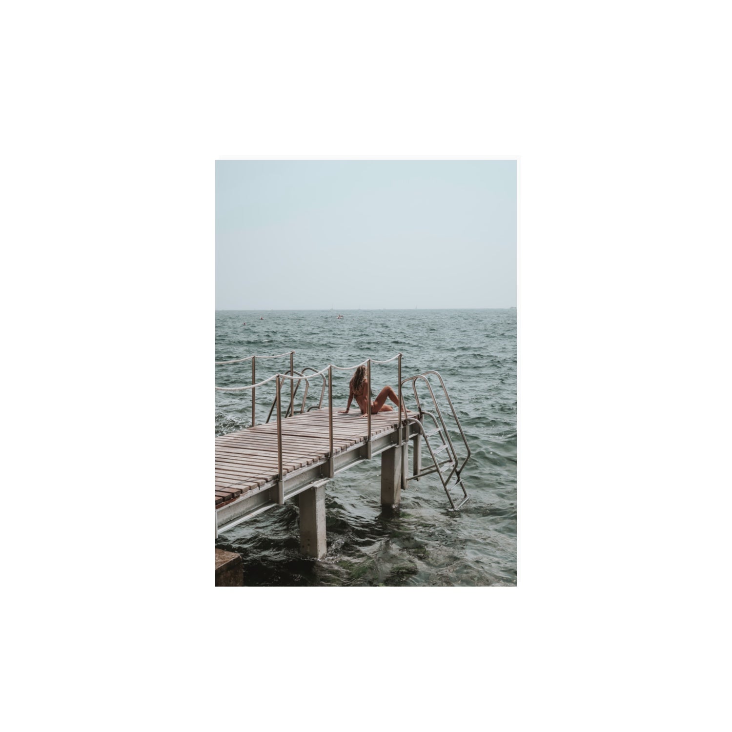 The Dock's Whisper fine art print, Tuscany, Italy, A3 · 42 x 29.7 cm, Unframed, Fine Art Canvas