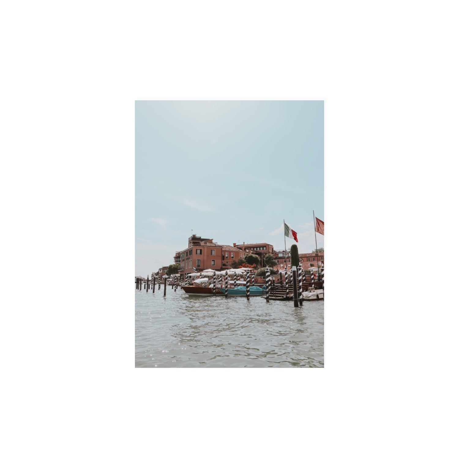 Giudecca Island Venice wall art A3, 42 x 29.7 cm unframed fine art canvas