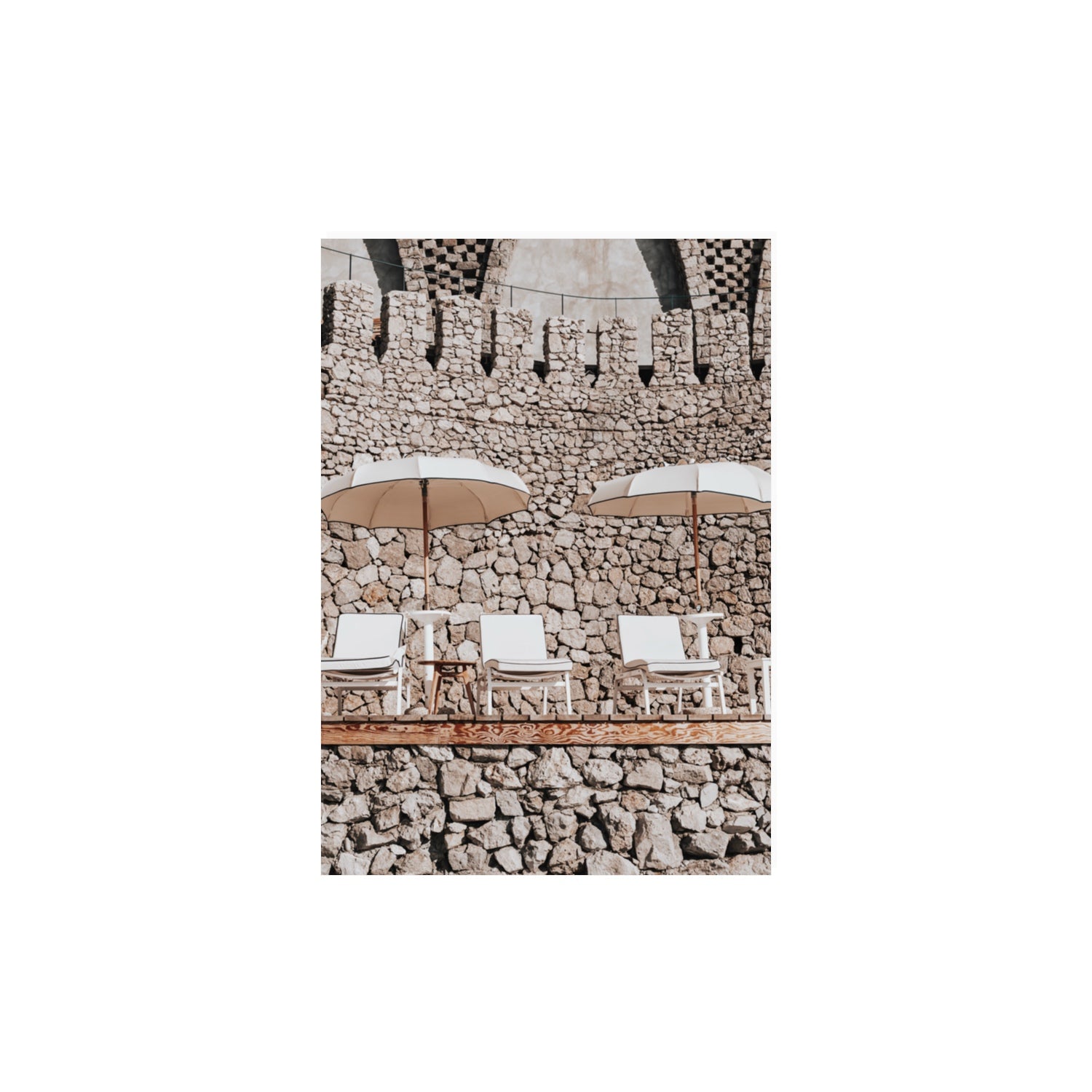 Pietra Amalfitana fine art print, Amalfi, Italy, luxury escapes artwork, A3 · 42 x 29.7 cm, Unframed, Fine Art Canvas