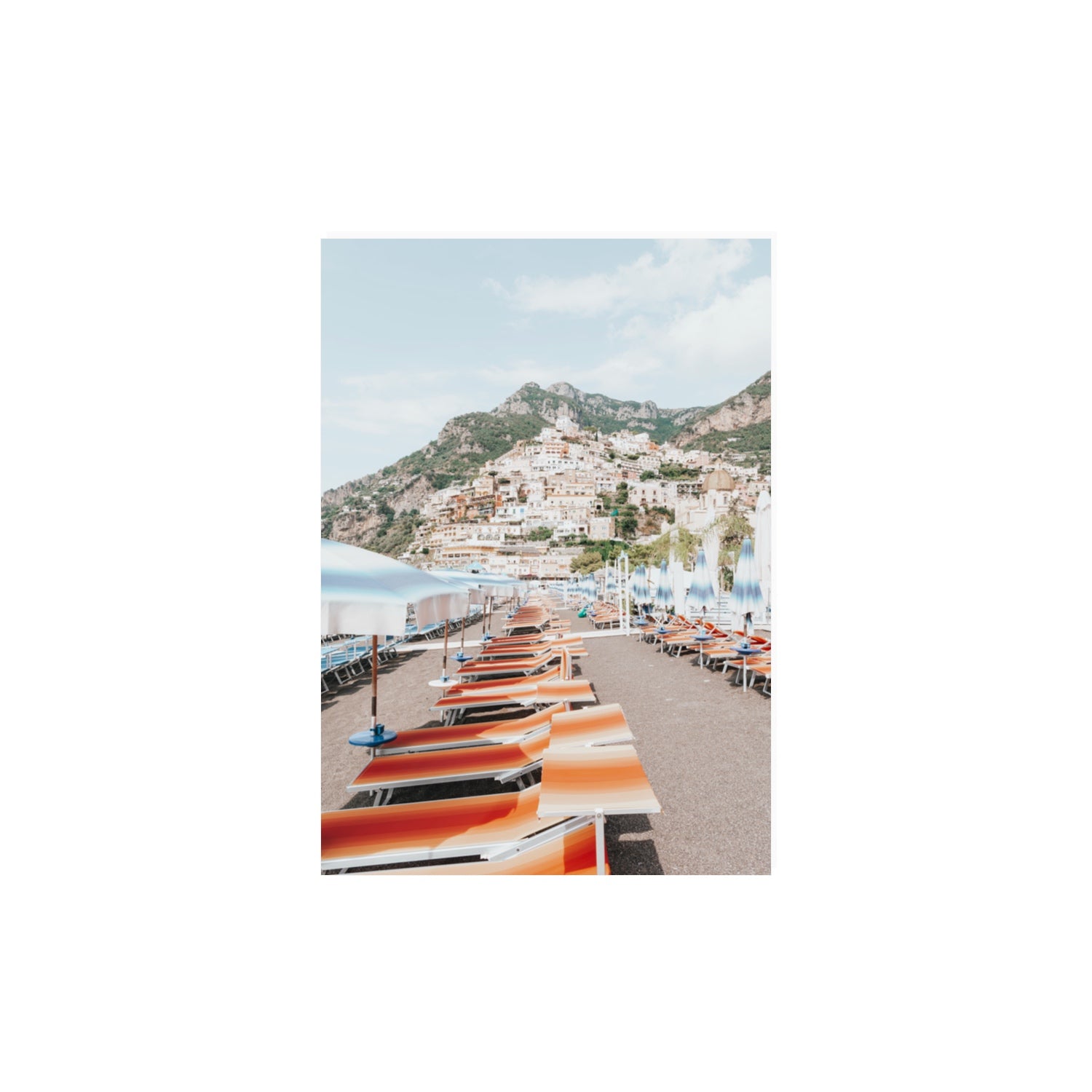A Symphony of Colours fine art print, Positano, Italy, A3 · 42 x 29.7 cm, Unframed, Fine Art Canvas