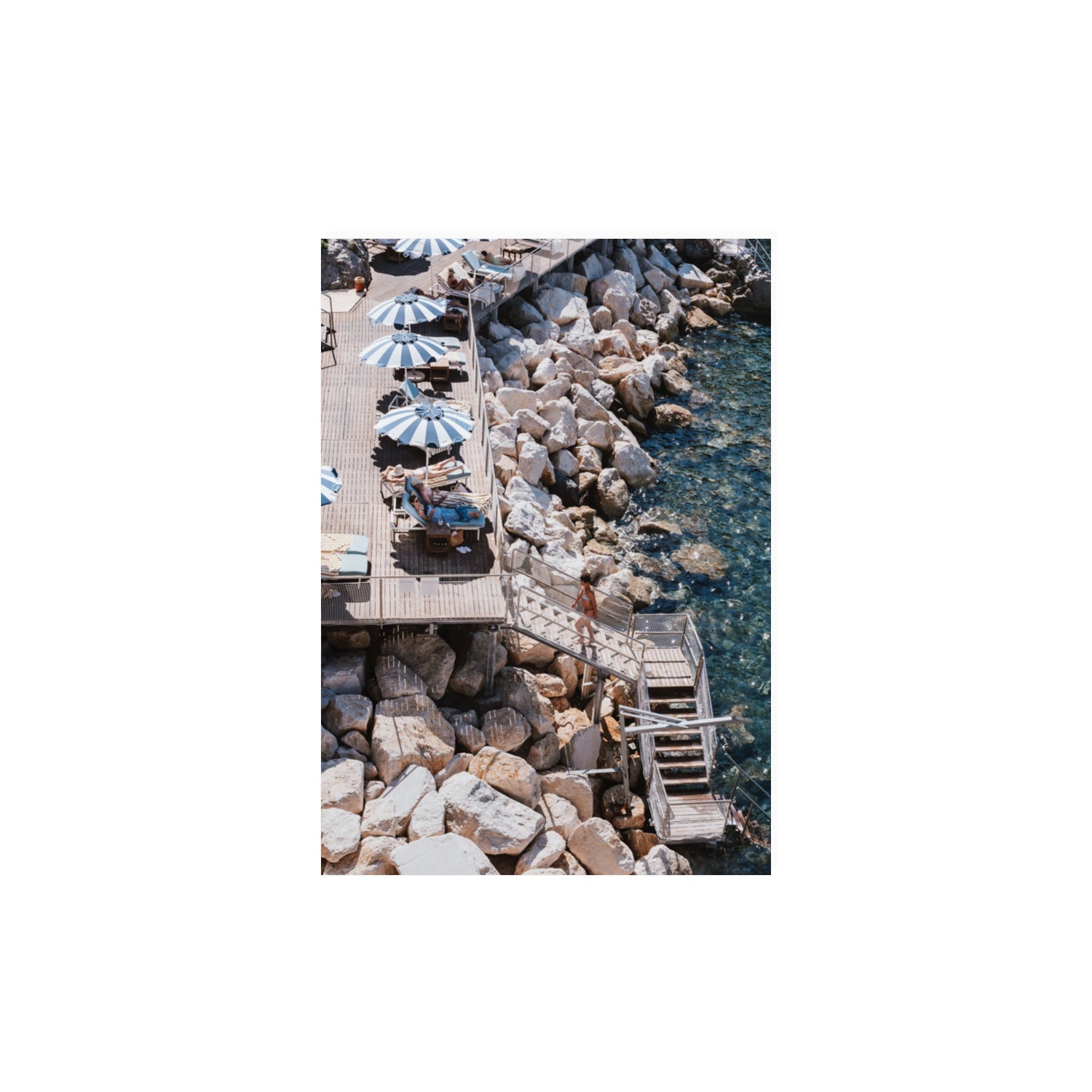 Life On The Shore fine art print, Ischia, Italy, A3 · 42 x 29.7 cm, Unframed, Fine Art Canvas