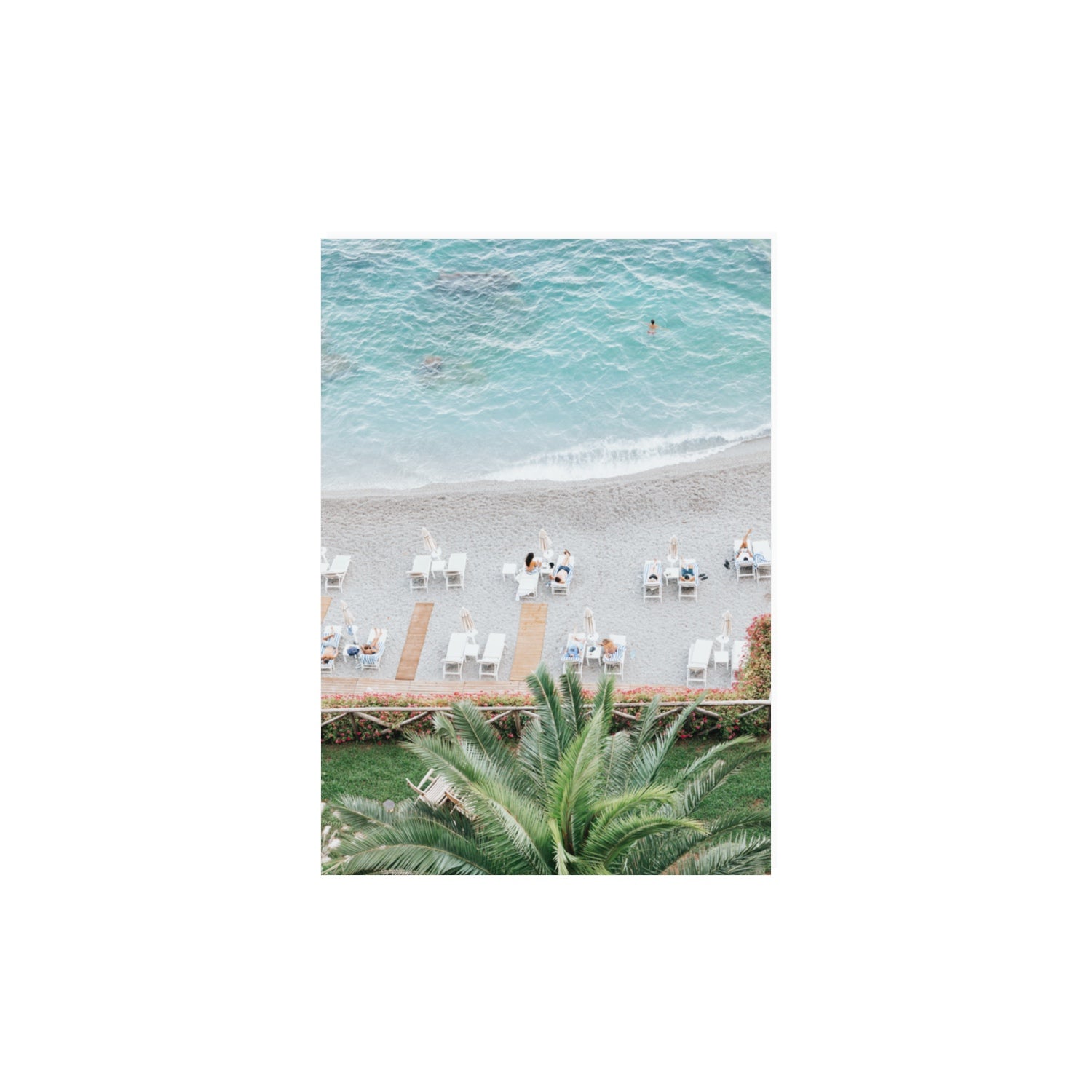 Paradiso Amalfi Mediterranean wall art A3, 42 x 29.7 cm unframed fine art canvas