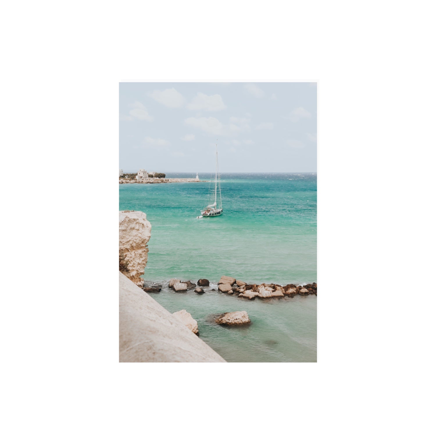 Seafarer's Dream Puglia Seafarer’s Dream coastal wall art A2, 59.4 x 42 cm unframed fine art canvas