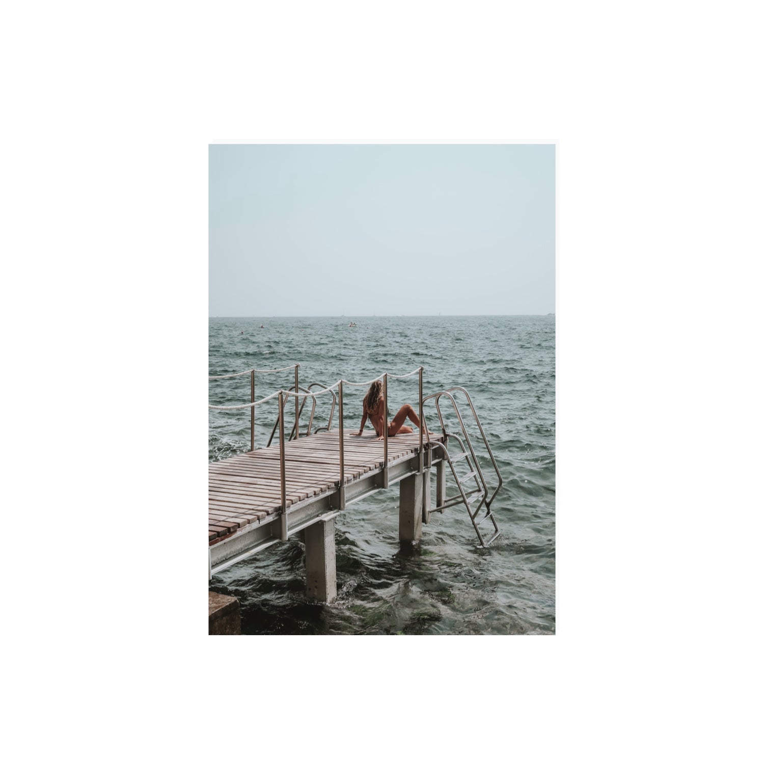 The Dock's Whisper fine art print, Tuscany, Italy, A2 · 59.4 x 42 cm, Unframed, Fine Art Canvas
