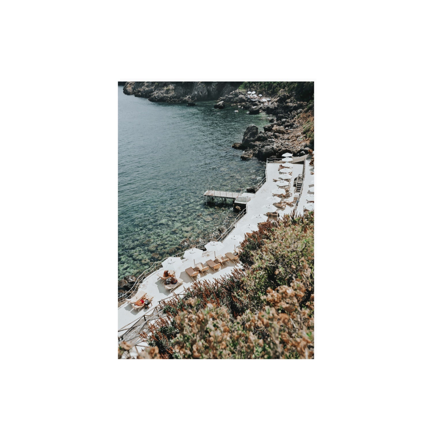 Go Beyond The Postcard Tuscany coastal wall art A2, 59.4 x 42 cm unframed fine art canvas