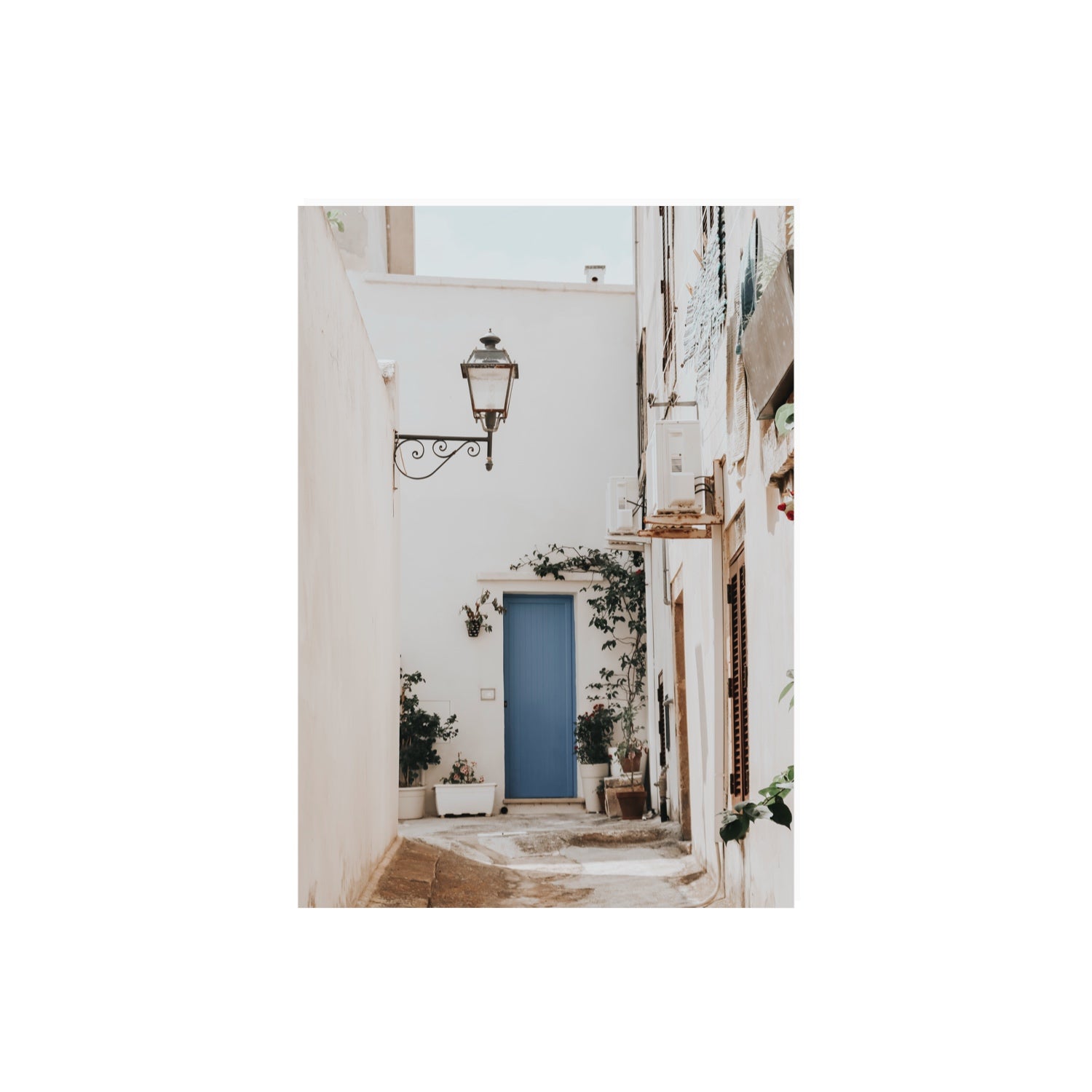 Entry Envy Puglia Ostuni wall art A2, 59.4 x 42 cm unframed fine art canvas
