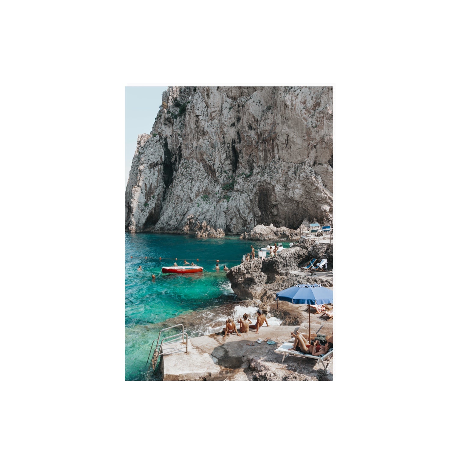 Tranquility fine art print, Capri, Italy, A2 · 59.4 x 42 cm, Unframed, Fine Art Canvas