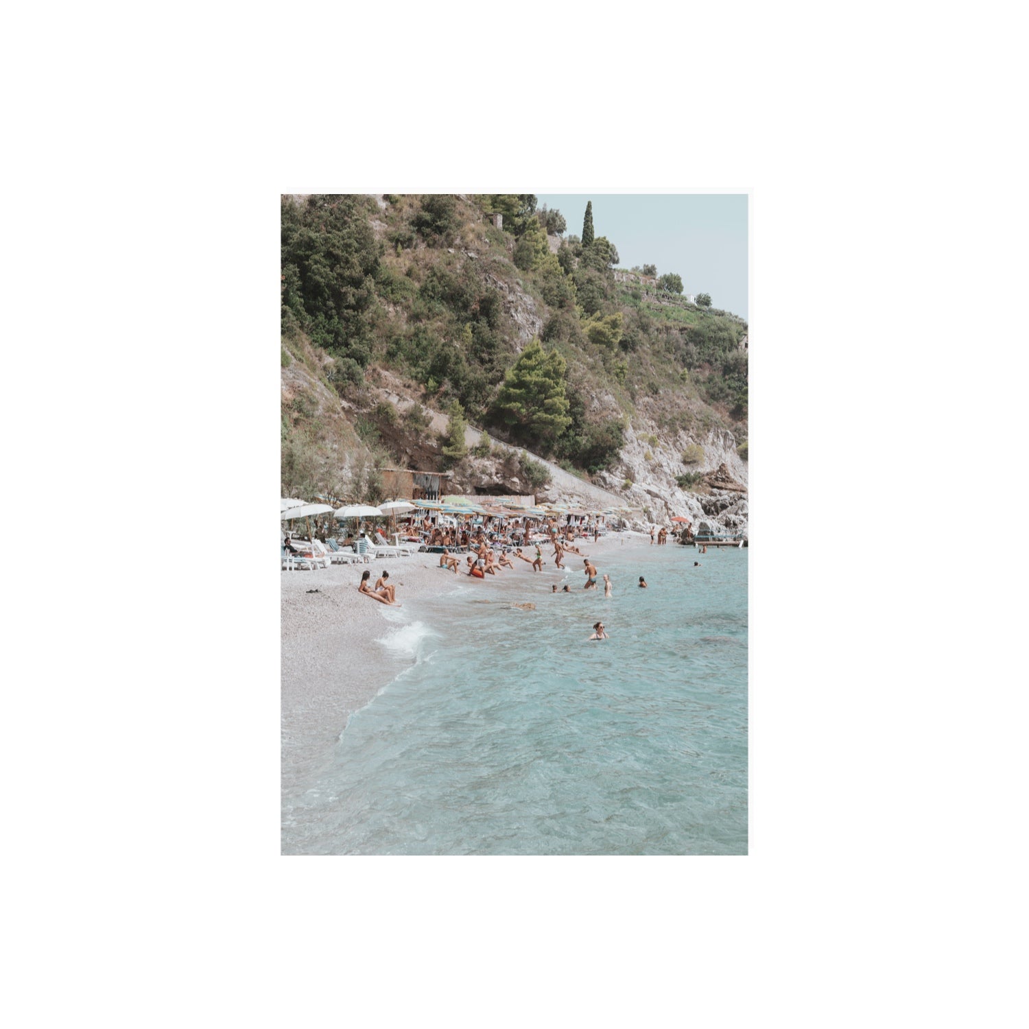 Mediterranean Magic fine art print, Amalfi, Italy, A2 · 59.4 x 42 cm, Unframed, Fine Art Canvas
