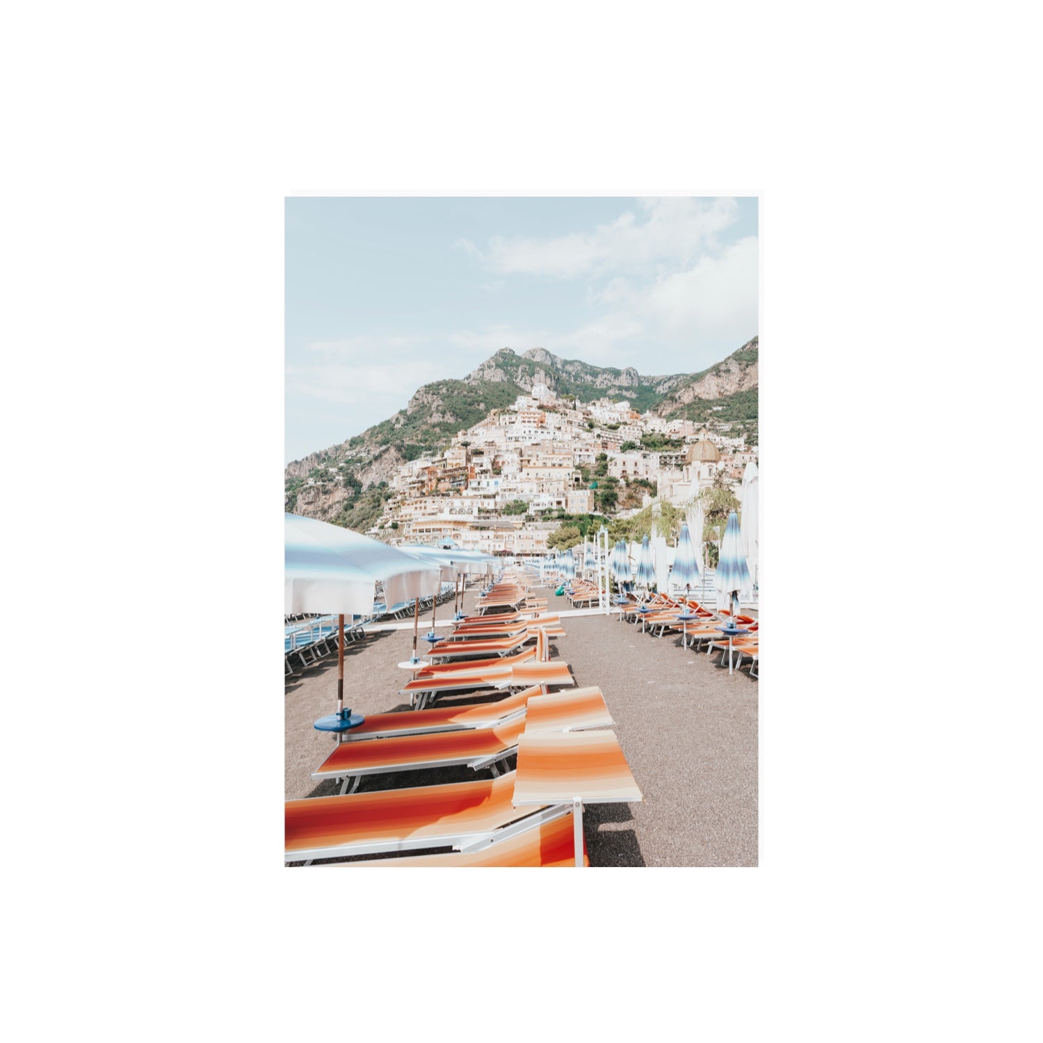 A Symphony of Colours fine art print, Positano, Italy, A2 · 59.4 x 42 cm, Unframed, Fine Art Canvas