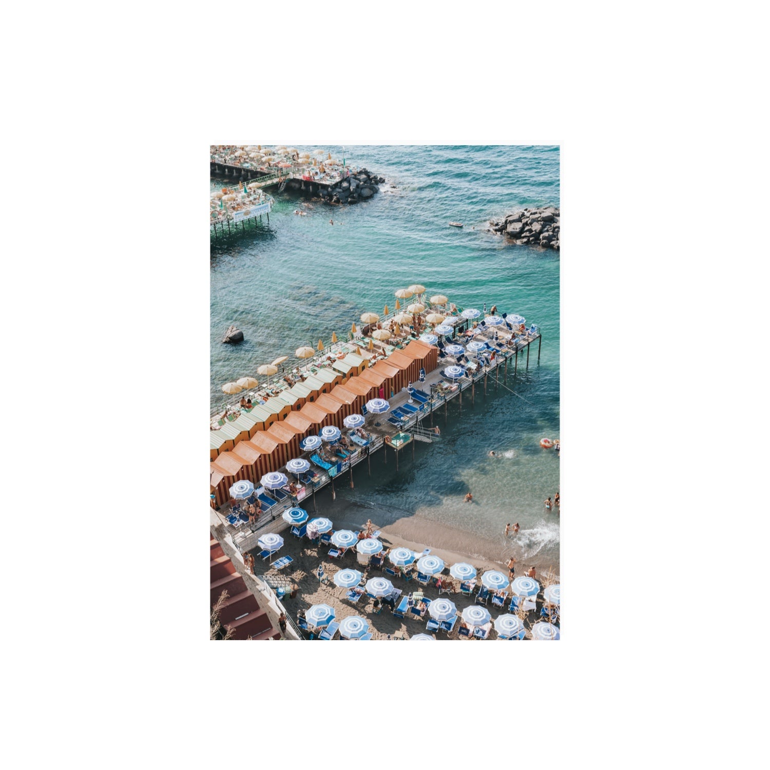 Ocean Fantasy fine art print, Sorrento, Italy, A2 · 59.4 x 42 cm, Unframed, Fine Art Canvas