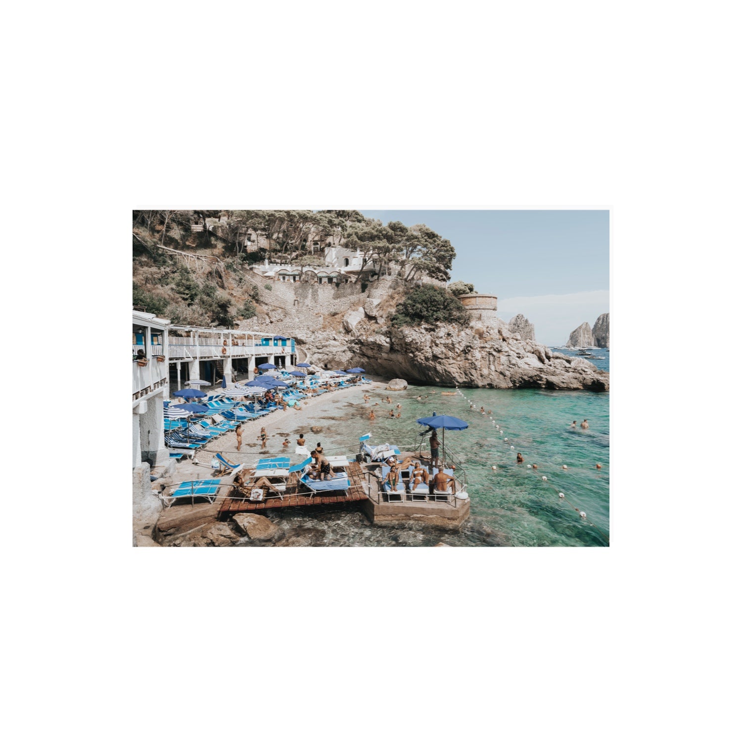 Vita Bella fine art print, Capri, Italy, A2 · 59.4 x 42 cm, Unframed, Fine Art Canvas