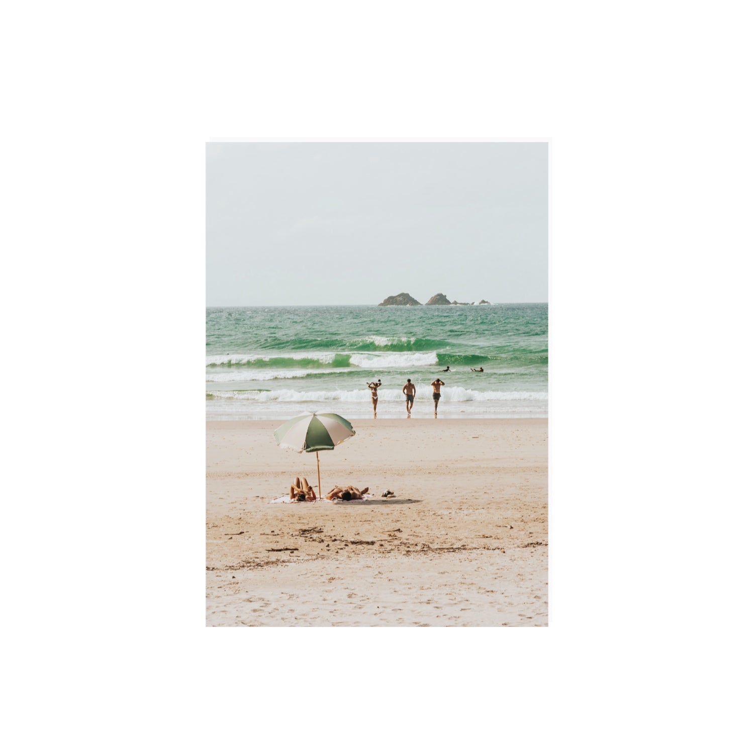Escape The Ordinary Byron Bay coastal decor wall art A2, 59.4 x 42 cm unframed fine art canvas