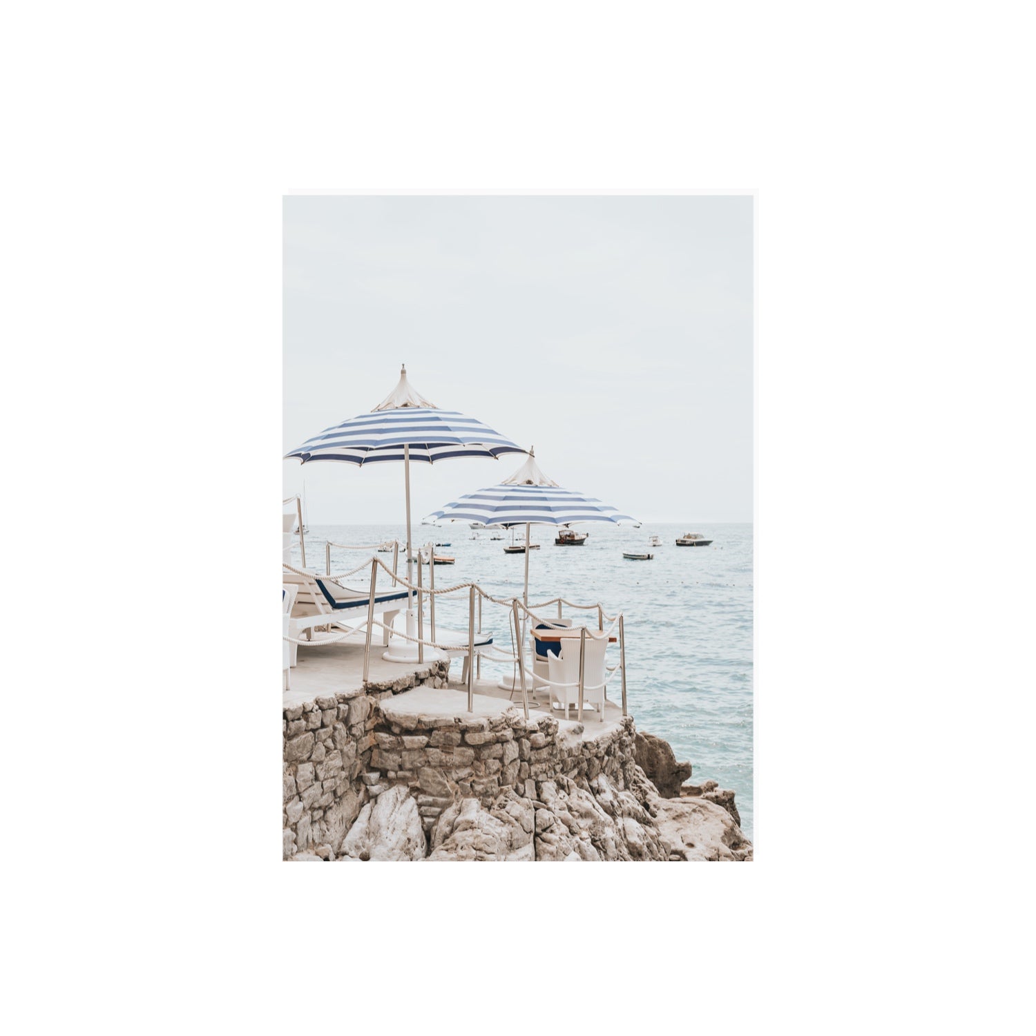 La Scogliera fine art print, Positano, Italy, A2 · 59.4 x 42 cm, Unframed, Fine Art Canvas