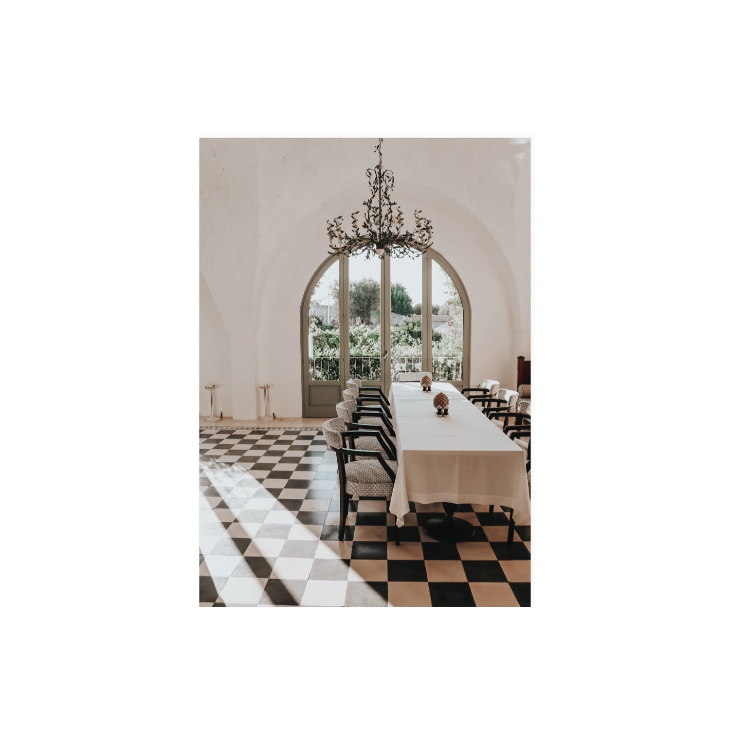 Sunbeam Feast Puglia Wall Italian fine art print A2, 59.4 x 42 cm unframed fine art canvas