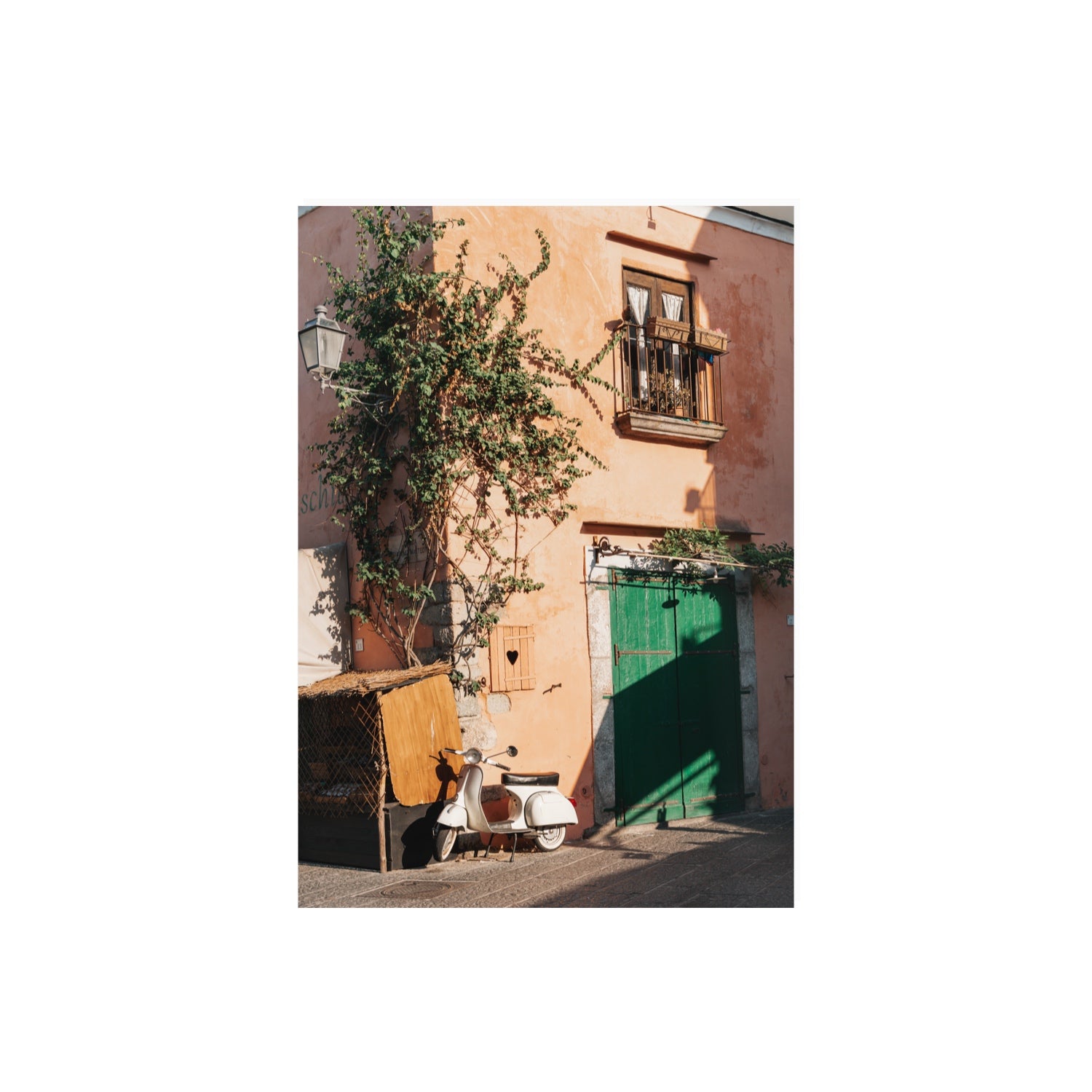La Casa Ischia Italian Mediterranean decor wall art A2, 59.4 x 42 cm unframed fine art canvas