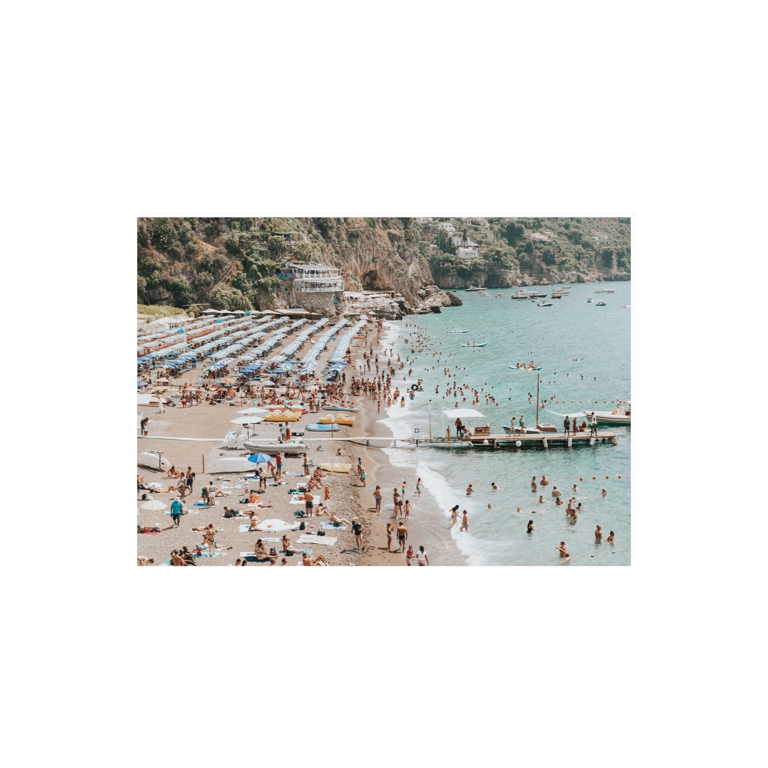 Vista Costiera fine art print, Positano, Italy, A2 · 59.4 x 42 cm, Unframed, Fine Art Canvas