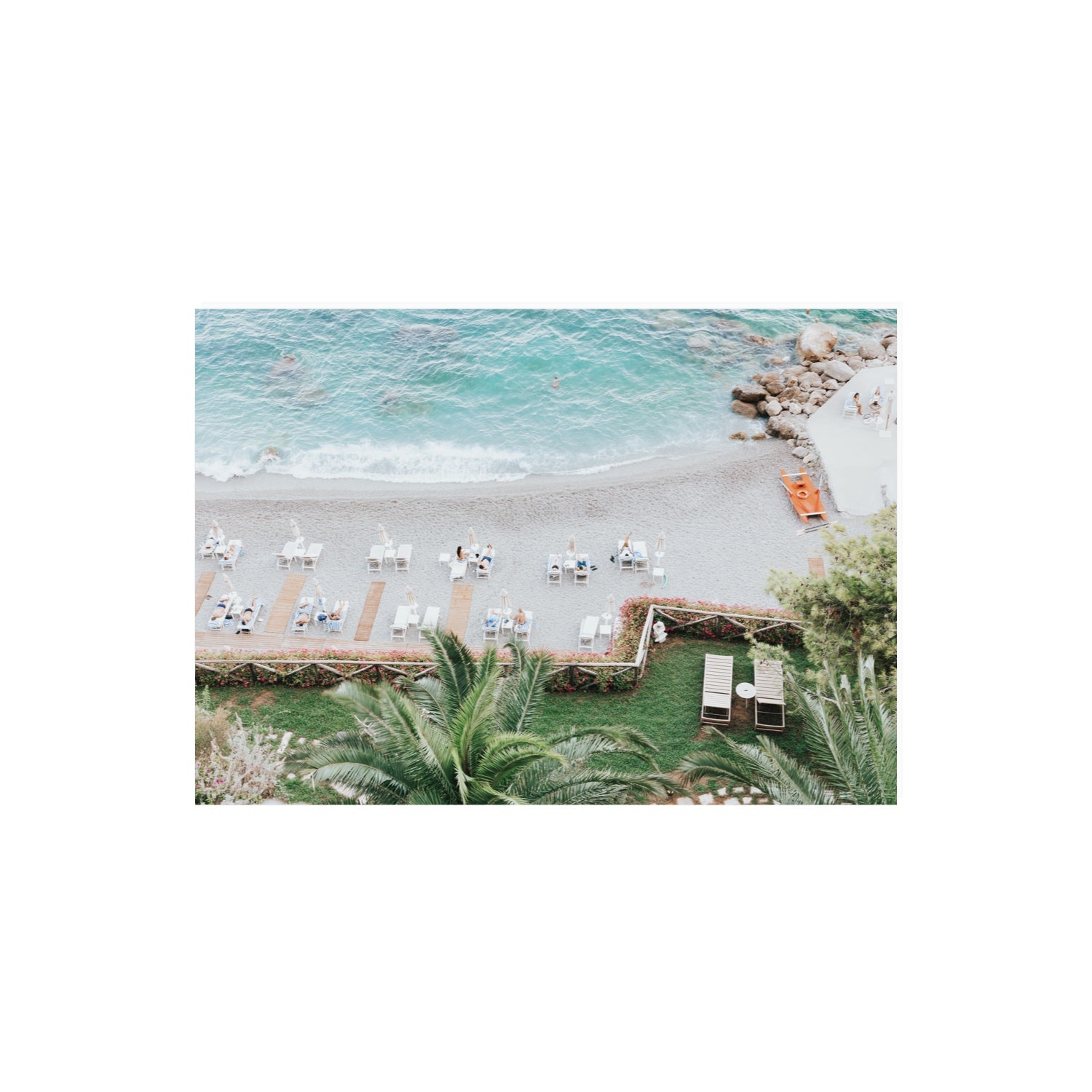 Elysian fine art print, Amalfi, Italy, A2 · 59.4 x 42 cm, Unframed, Fine Art Canvas