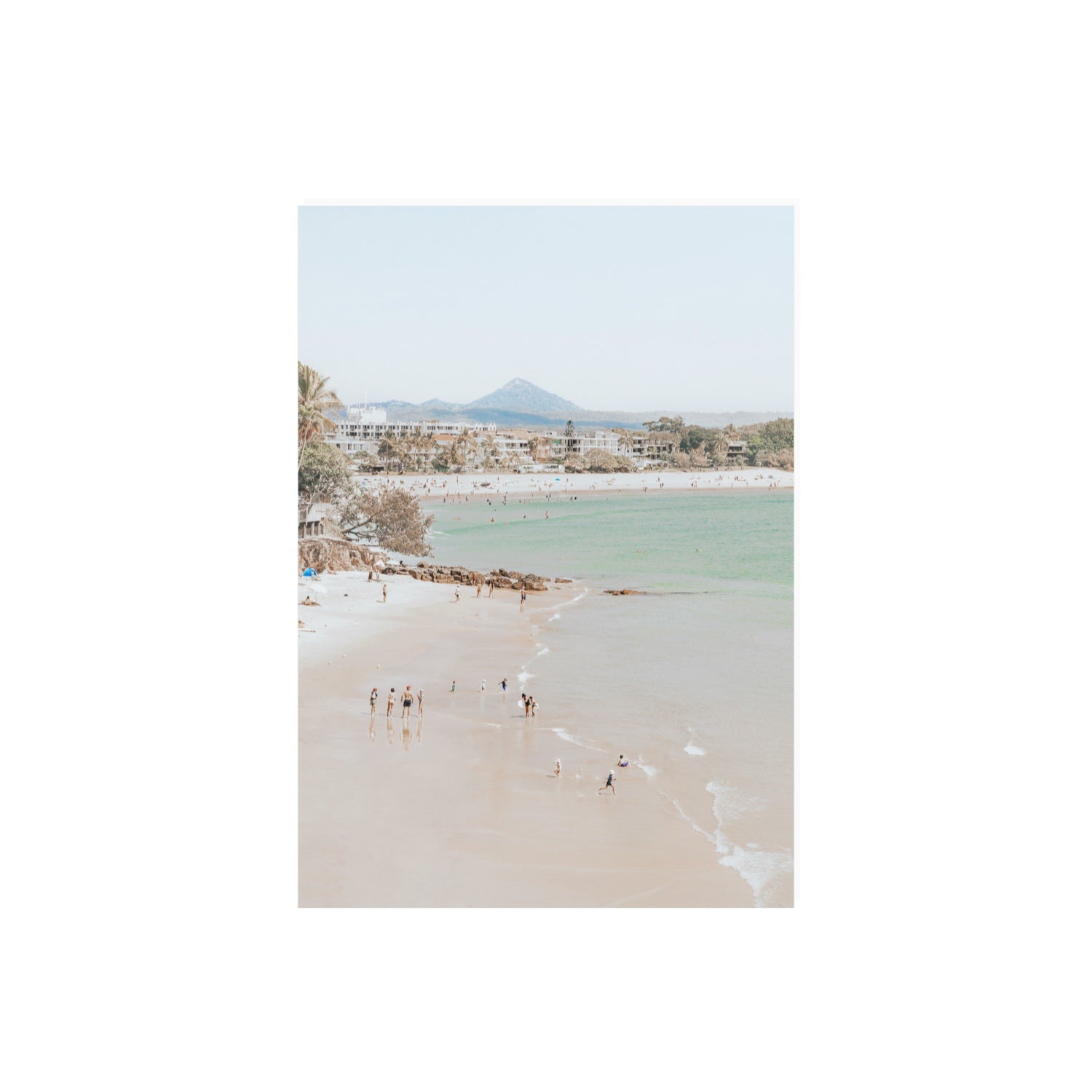 Little Cove Shallows fine art print, Noosa, Australia, coastal scenes artwork, A2 · 59.4 x 42 cm, Unframed, Fine Art Canvas