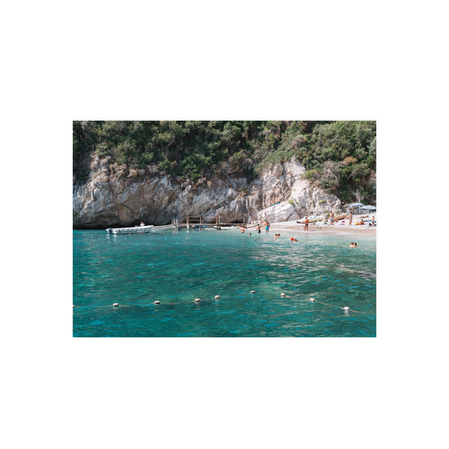 Azure Abyss Nerano wall art 70 x 50 cm unframed fine art canvas