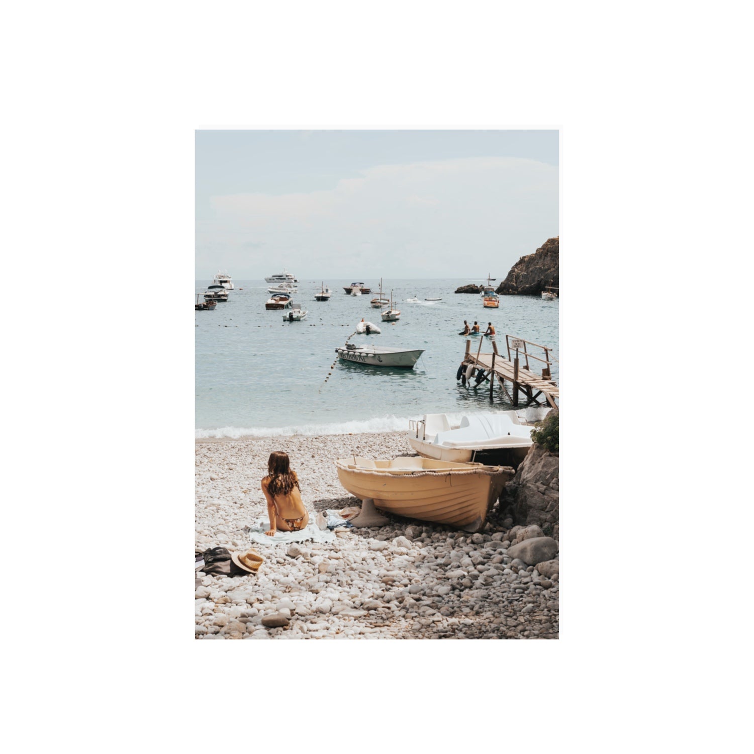 Solo Sojourn Nerano wall art 70 x 50 cm unframed fine art canvas