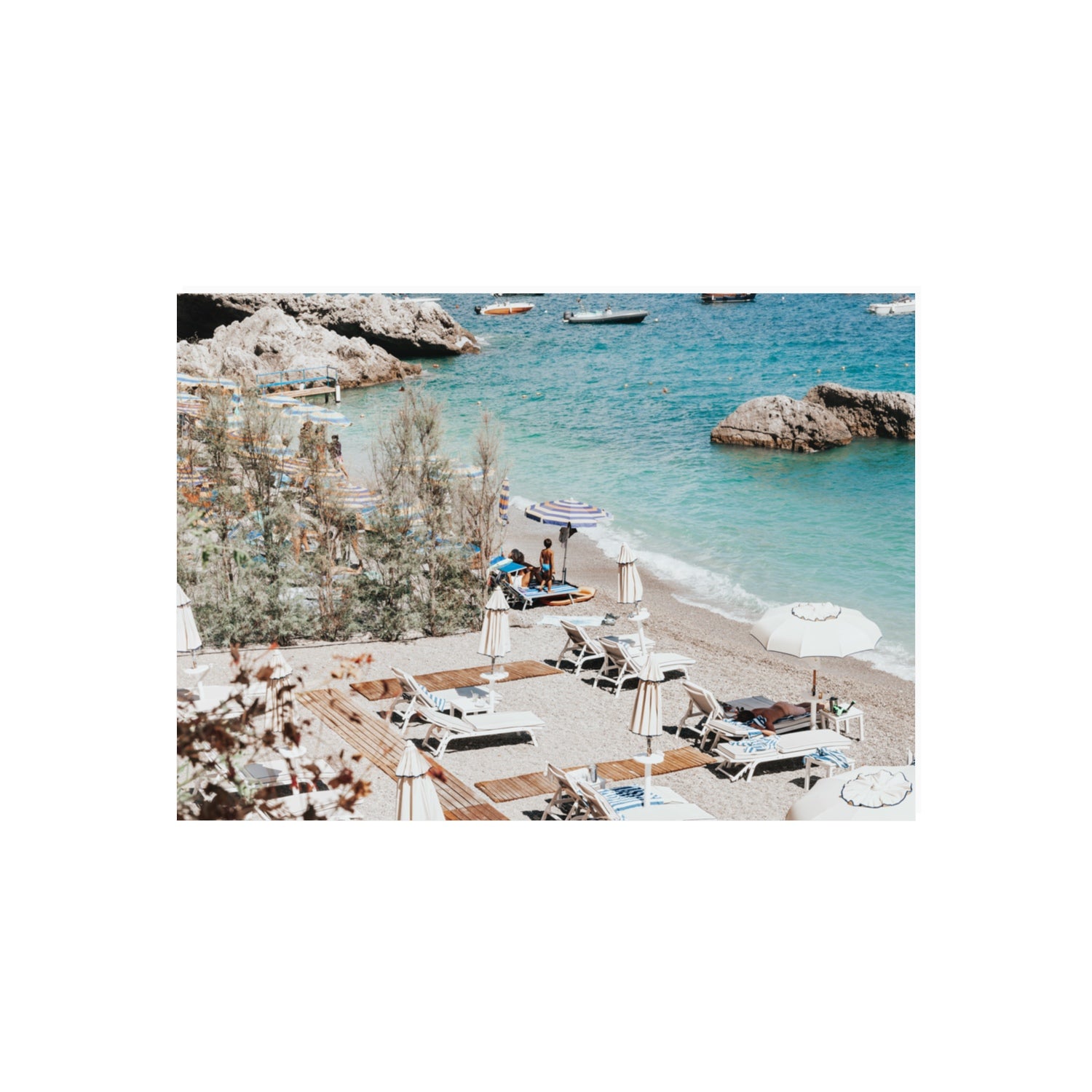 Life Could Be A Dream Amalfi wall art 70 x 50 cm unframed fine art canvas