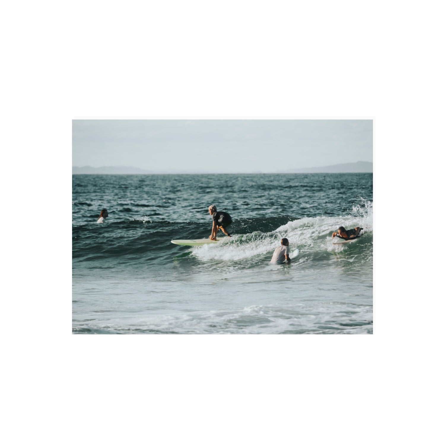 The Boys of Summer Byron Bay Surf coastal wall art 70 x 50 cm unframed fine art canvas