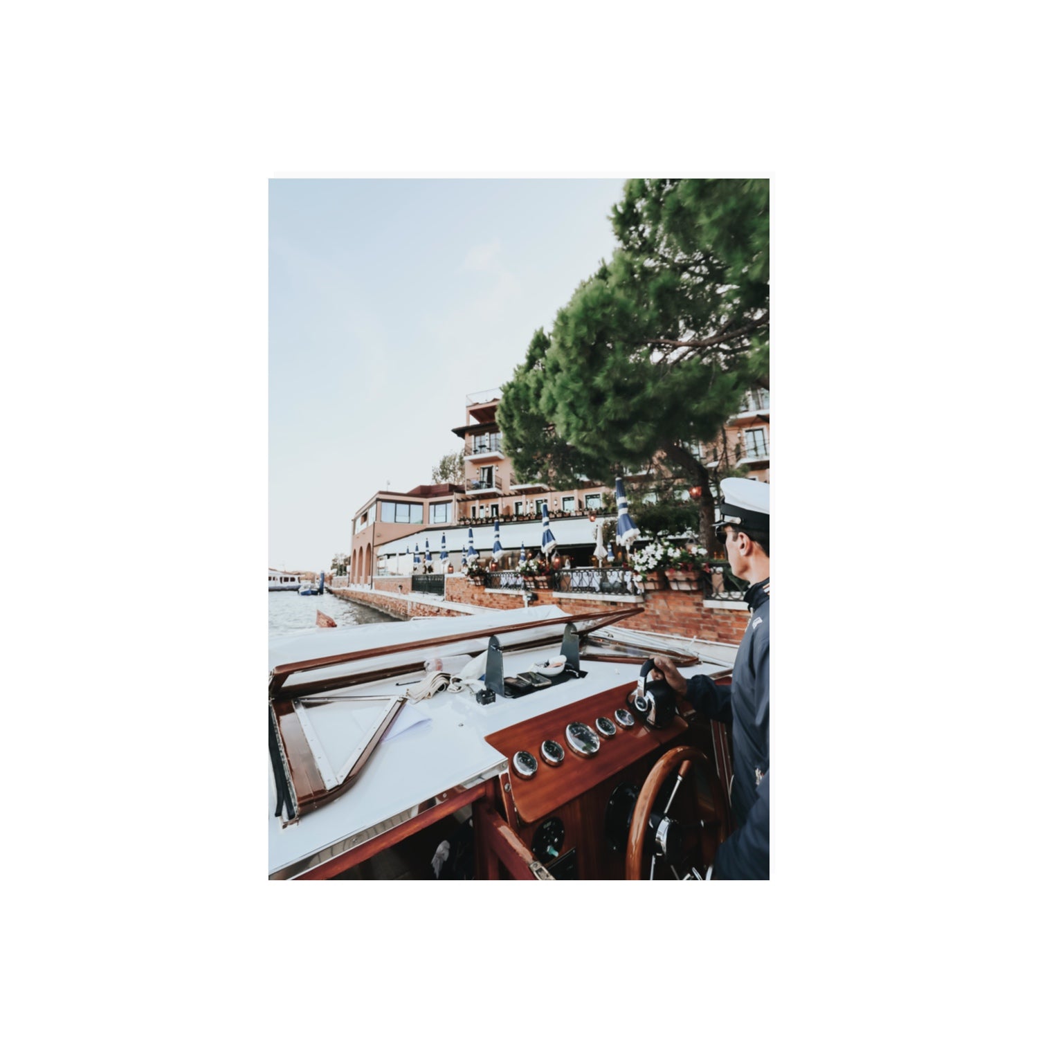 The Driver Venice Canal Italian wall art 70 x 50 cm unframed fine art canvas