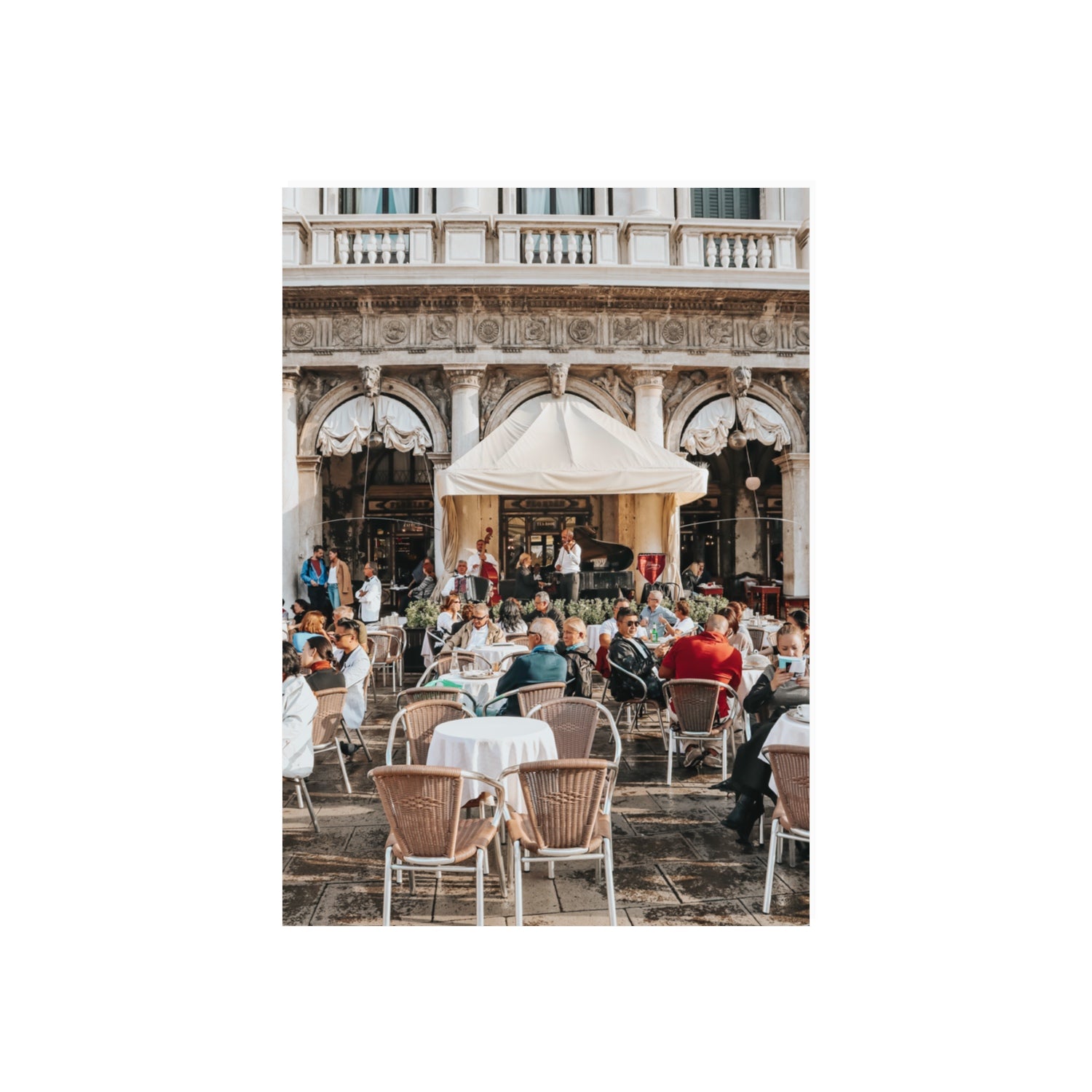 Piazza San Marco Venice Italian wall art 70 x 50 cm unframed fine art canvas