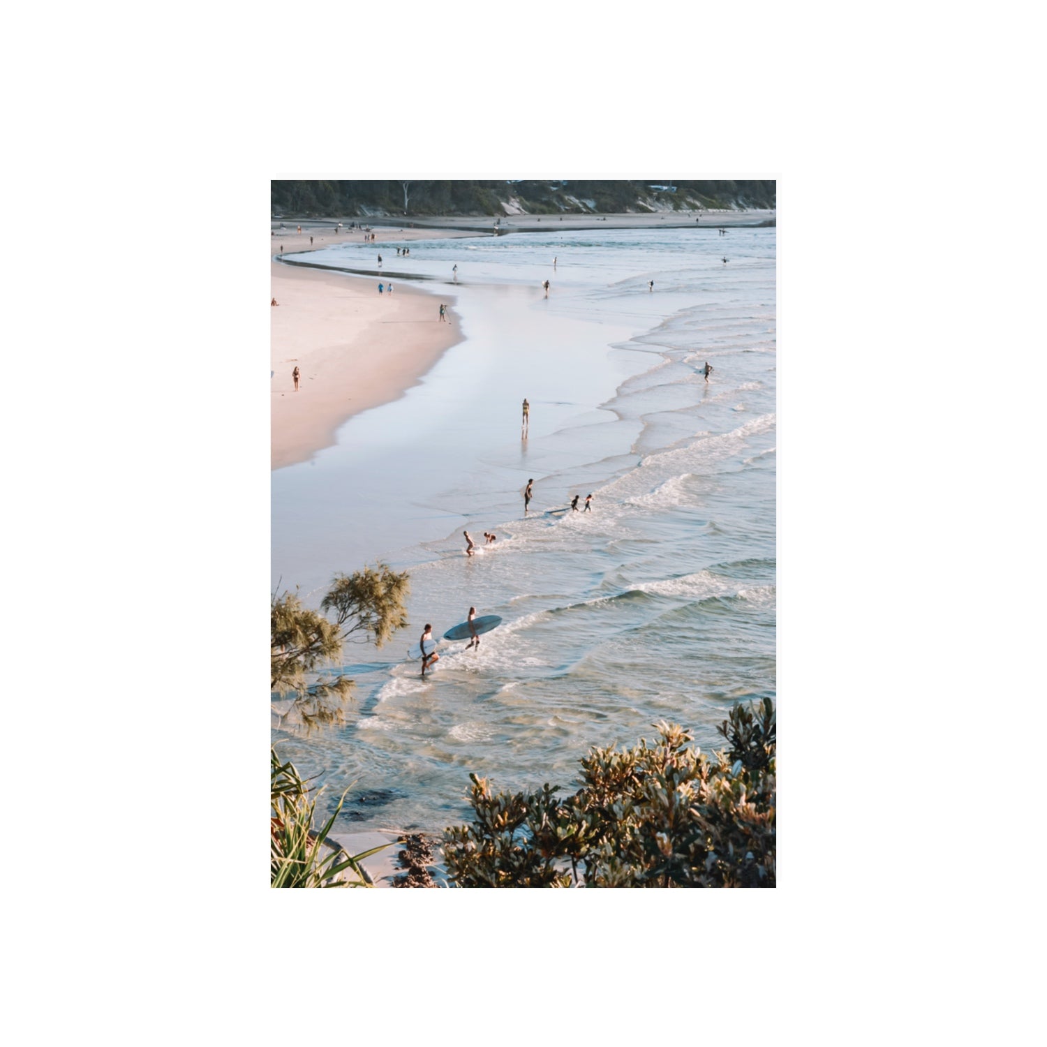 Healing Waters fine art print, Byron Bay, Australia, 70 x 50 cm, Unframed, Fine Art Canvas