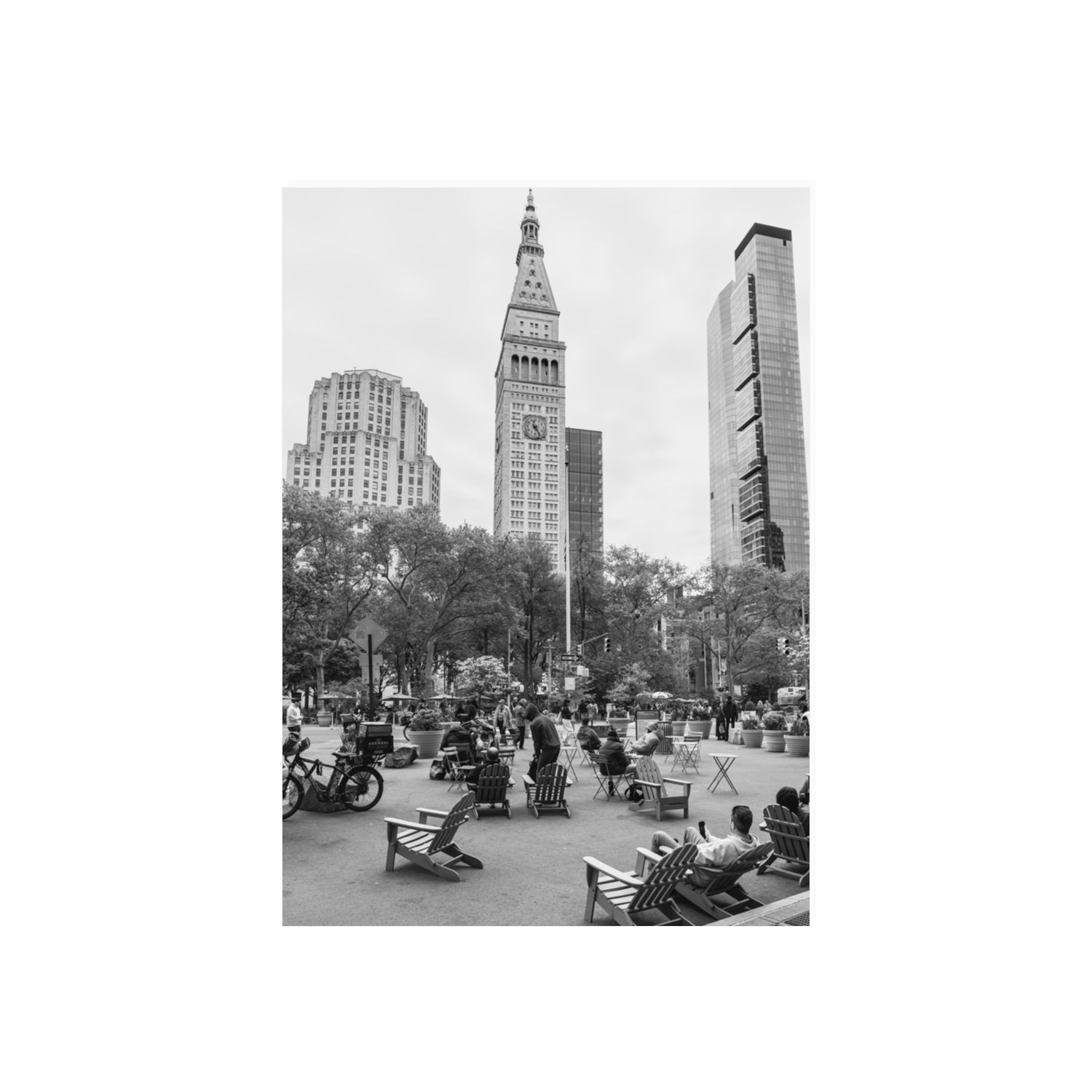 Timeless New York New York NYC Black & White wall art 70 x 50 cm unframed fine art canvas