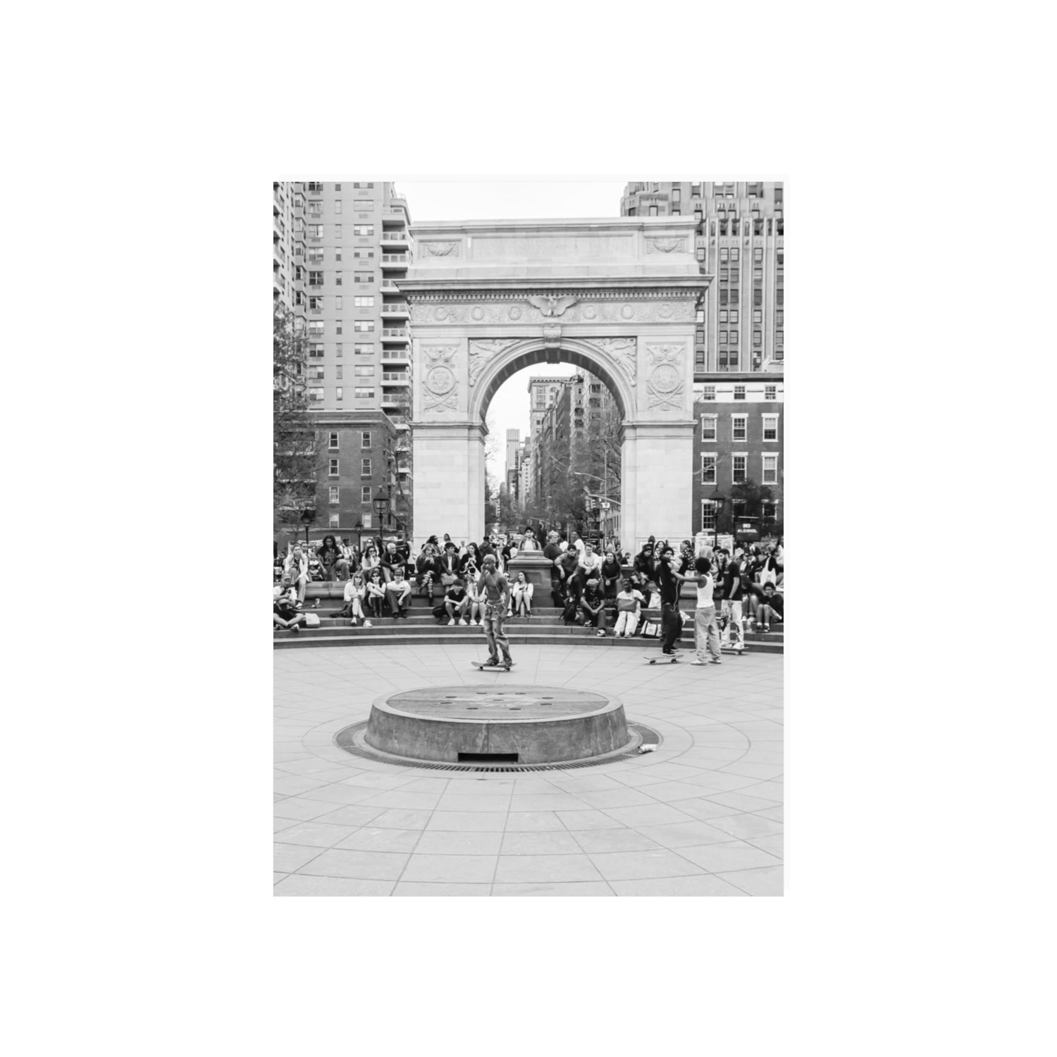 Concrete Conqueror New York NYC Skateboard wall art 70 x 50 cm unframed fine art canvas