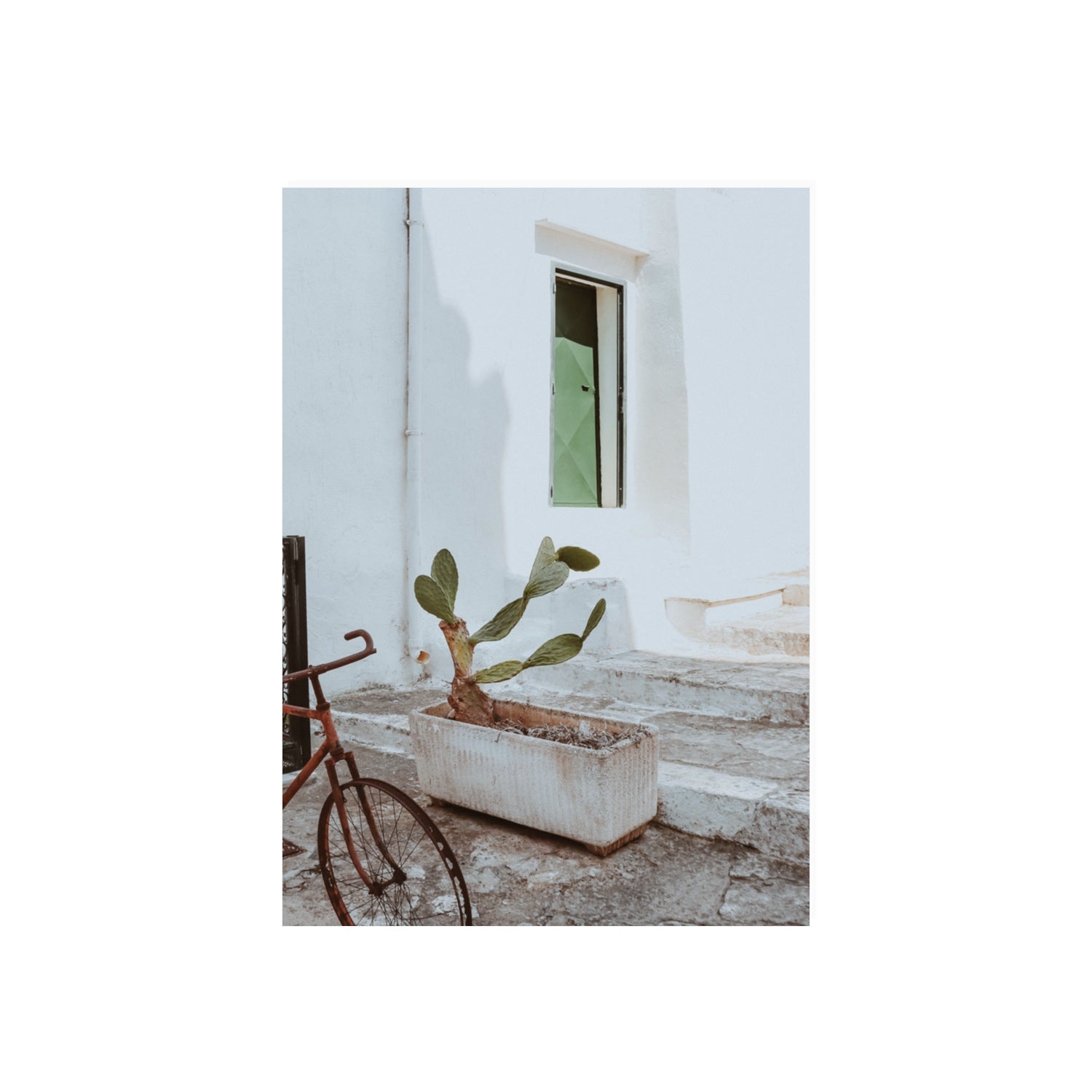 Simple Harmony Puglia Mediterranean wall art 70 x 50 cm unframed fine art canvas
