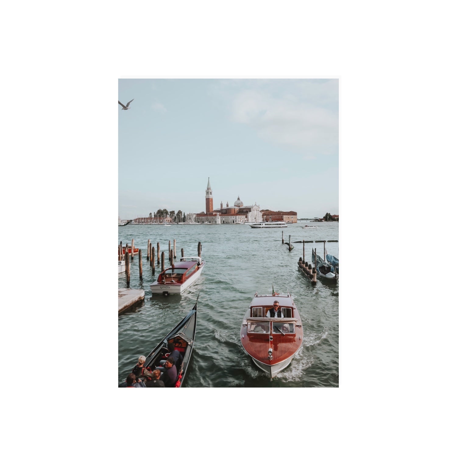 Galleggiante Venice Italian wall art 70 x 50 cm unframed fine art canvas