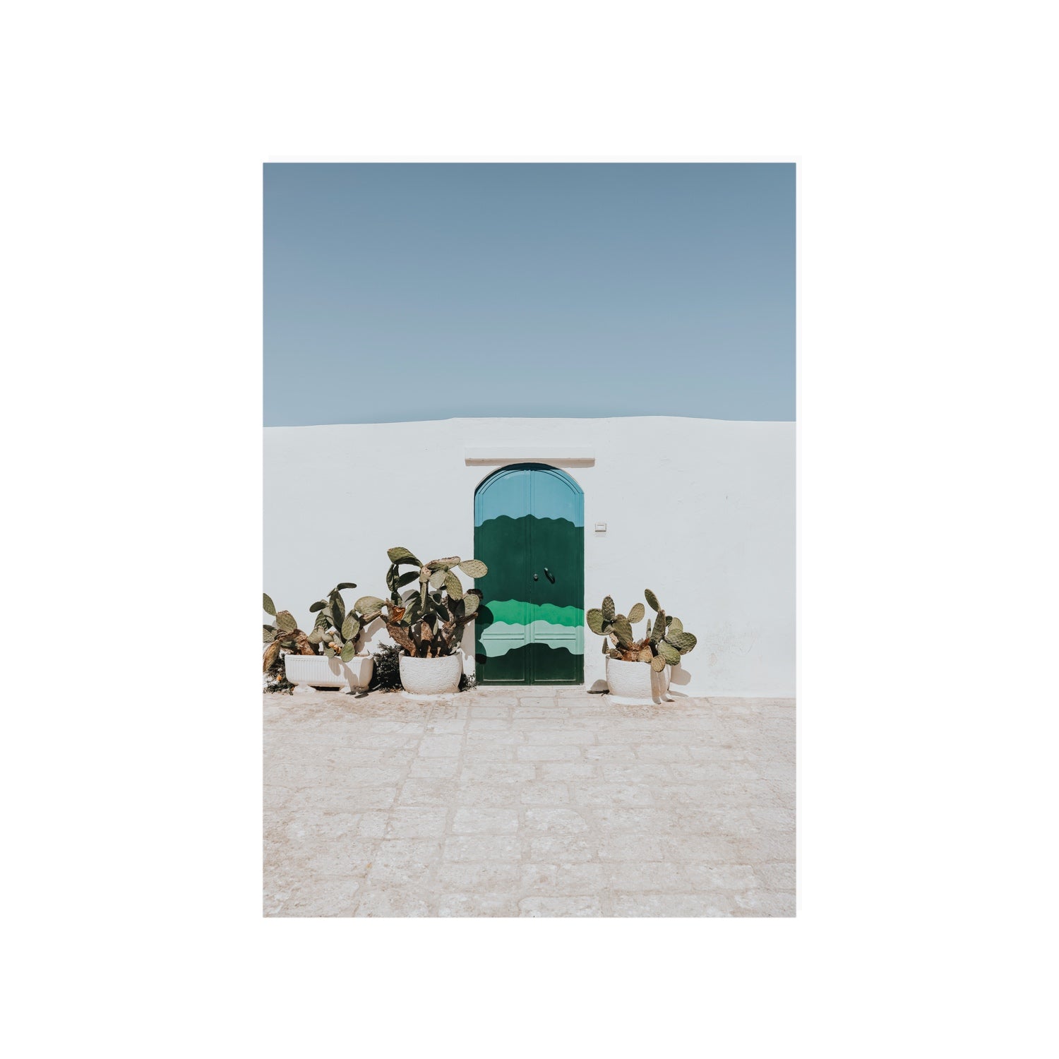 Imaginary Exit Puglia Mediterranean wall art A1, 84.1 x 59.4 cm unframed fine art canvas