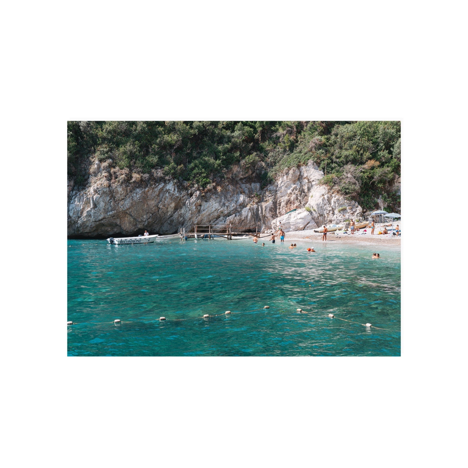 Azure Abyss Nerano wall art A1, 84.1 x 59.4 cm unframed fine art canvas