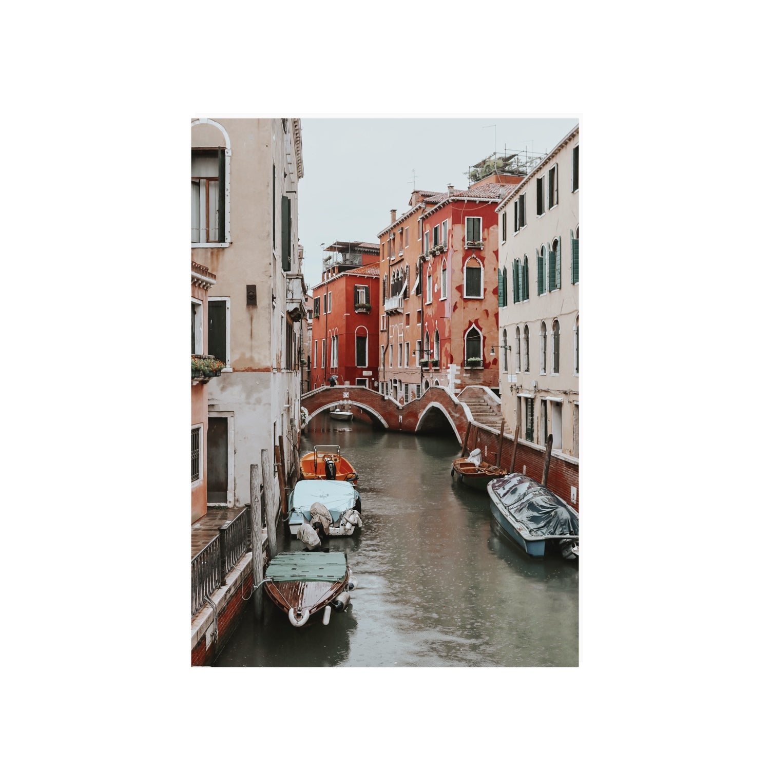 City of Water Venice Italian Mediterranean decor wall art A1, 84.1 x 59.4 cm unframed fine art canvas