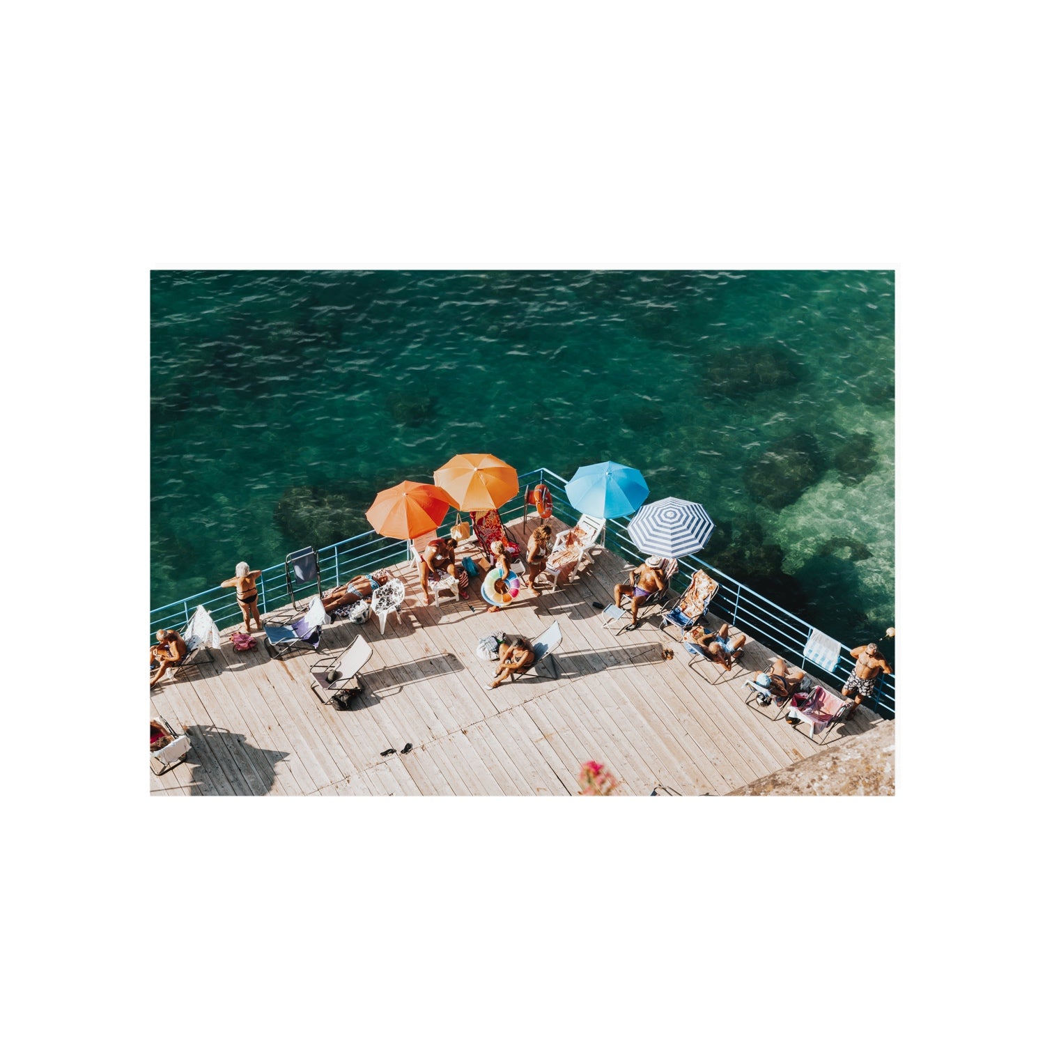 Il Dolce Far Niente Sorrento coastal wall art A1, 84.1 x 59.4 cm unframed fine art canvas