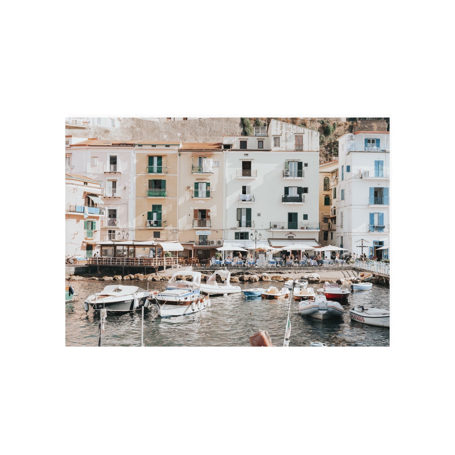 L'Insenatura fine art print, Sorrento, Italy, A1 · 84.1 x 59.4 cm, Unframed, Fine Art Canvas
